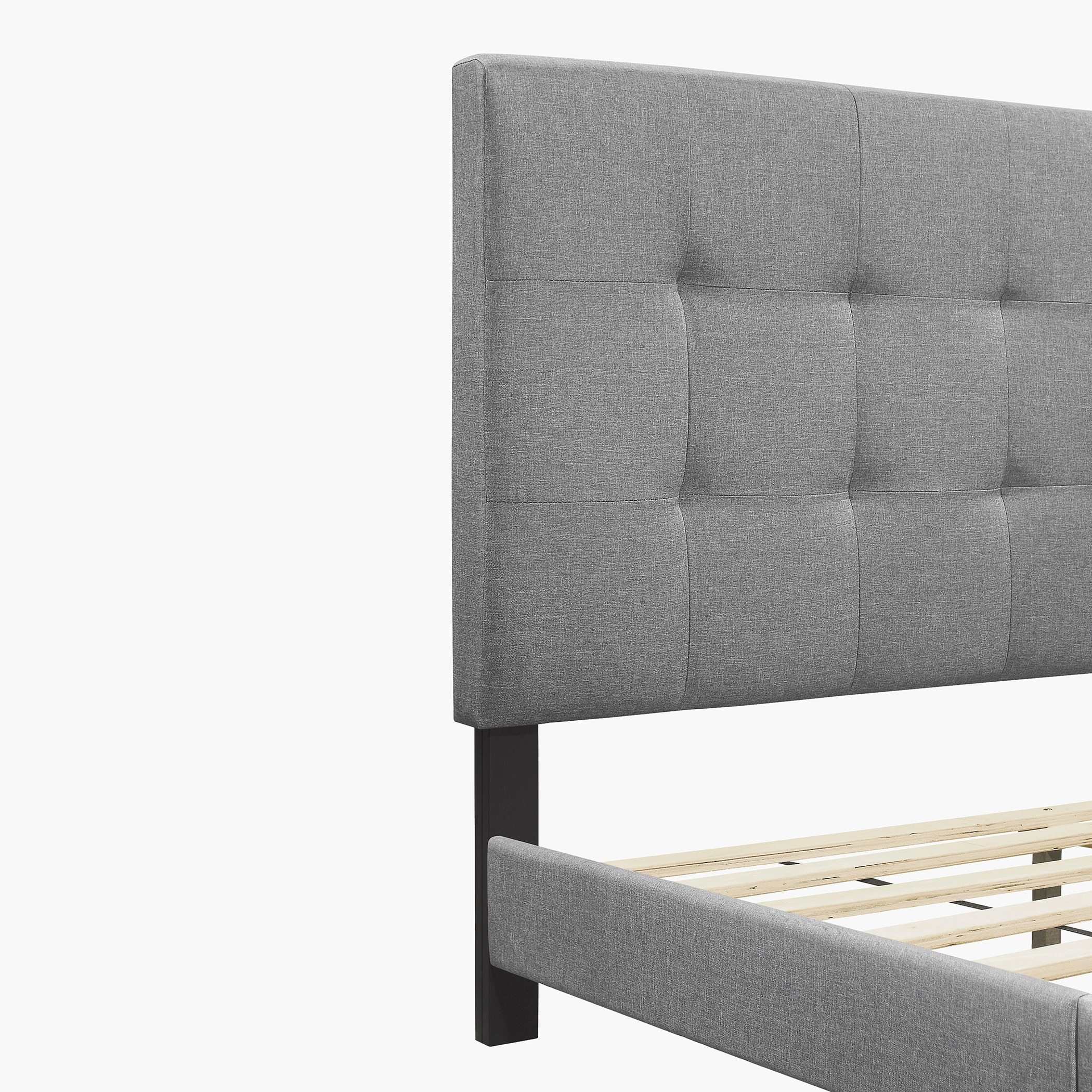 Movo Kulltorp Upholstered Queen Bed - 150x200 cm-hbxbedroom-bedsandbedsets-beds-queen-image-8
