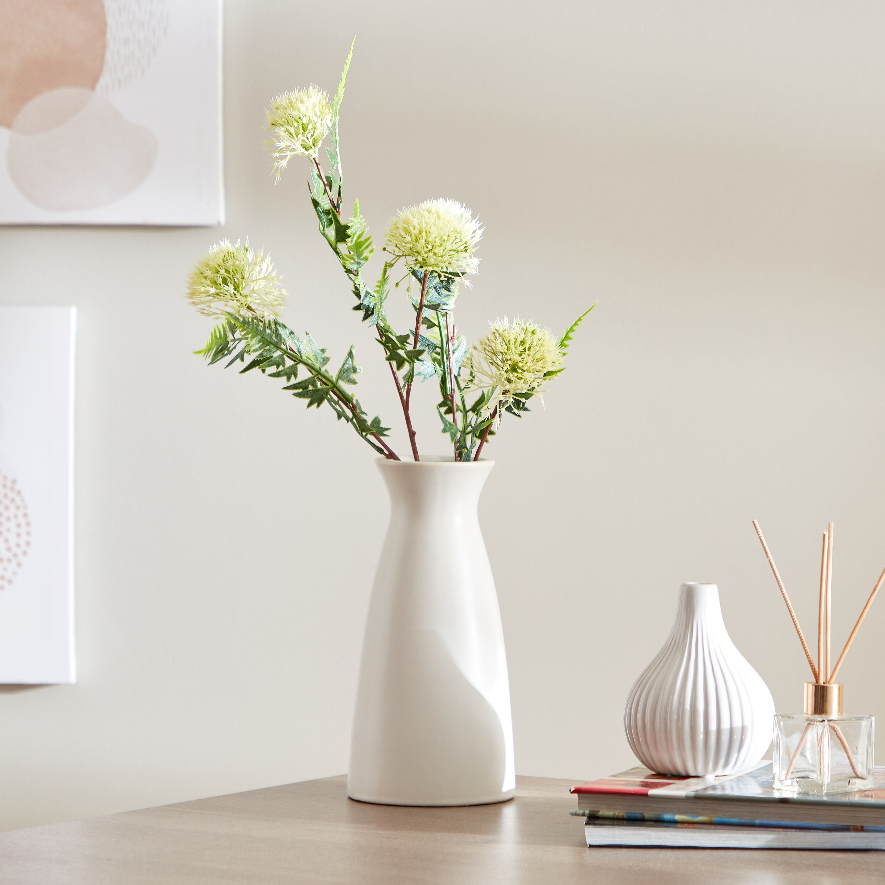 زهرة الهندباء بـ5 رؤوس من إيفلين - 63 سم-hbxdecorandfurnishings-homeaccessories-artificialflowersandplants-image-1