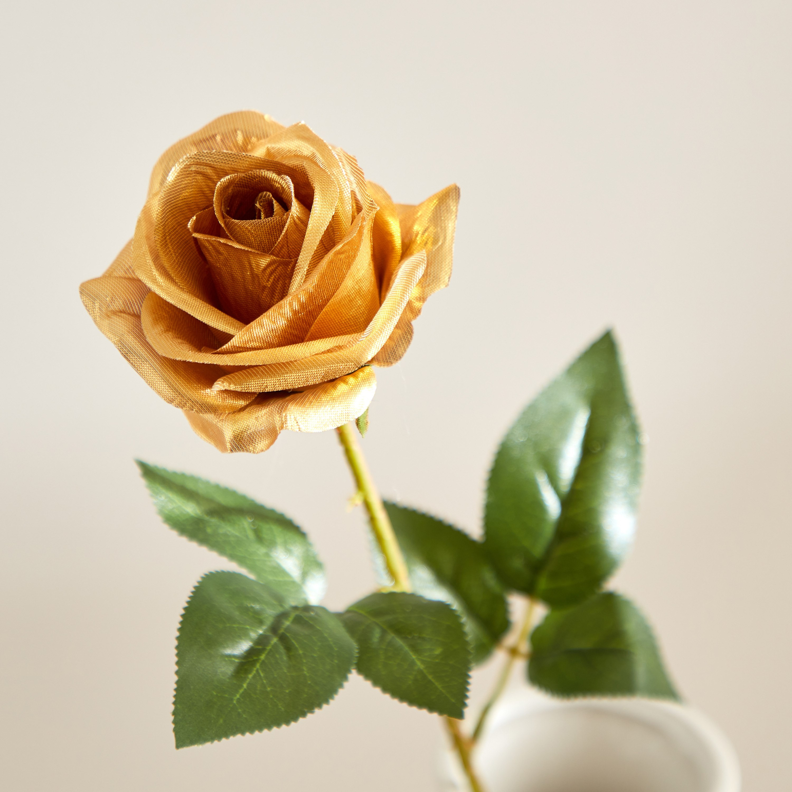 عصا زهرة جولد روز من آريا - 53 سم-hbxdecorandfurnishings-homeaccessories-artificialflowersandplants-image-3