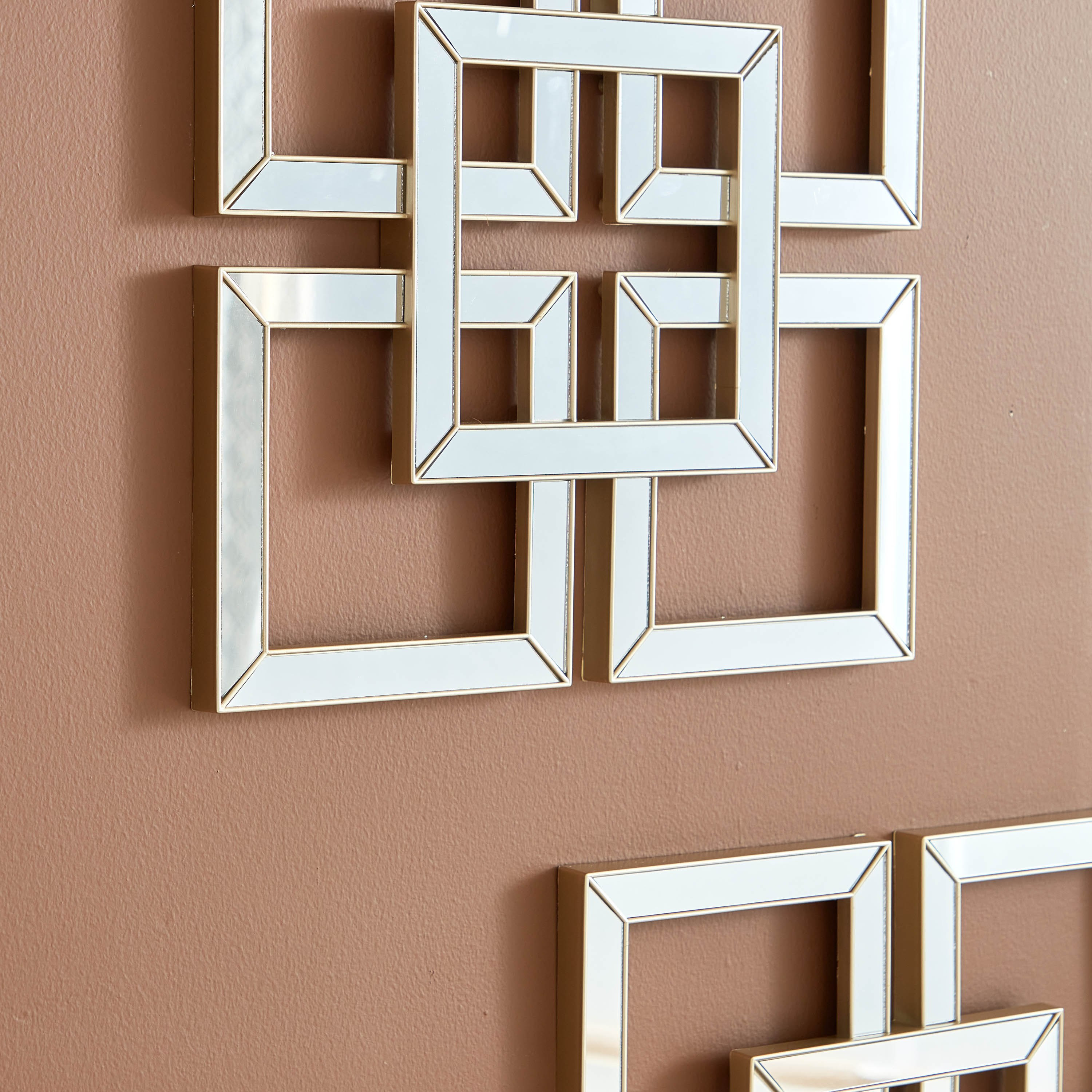 طقم مرآة ديكور قطعتين من زويا - 40x40x2.5 سم-hbxhomeware-hbxdecorandfurnishings-image-3