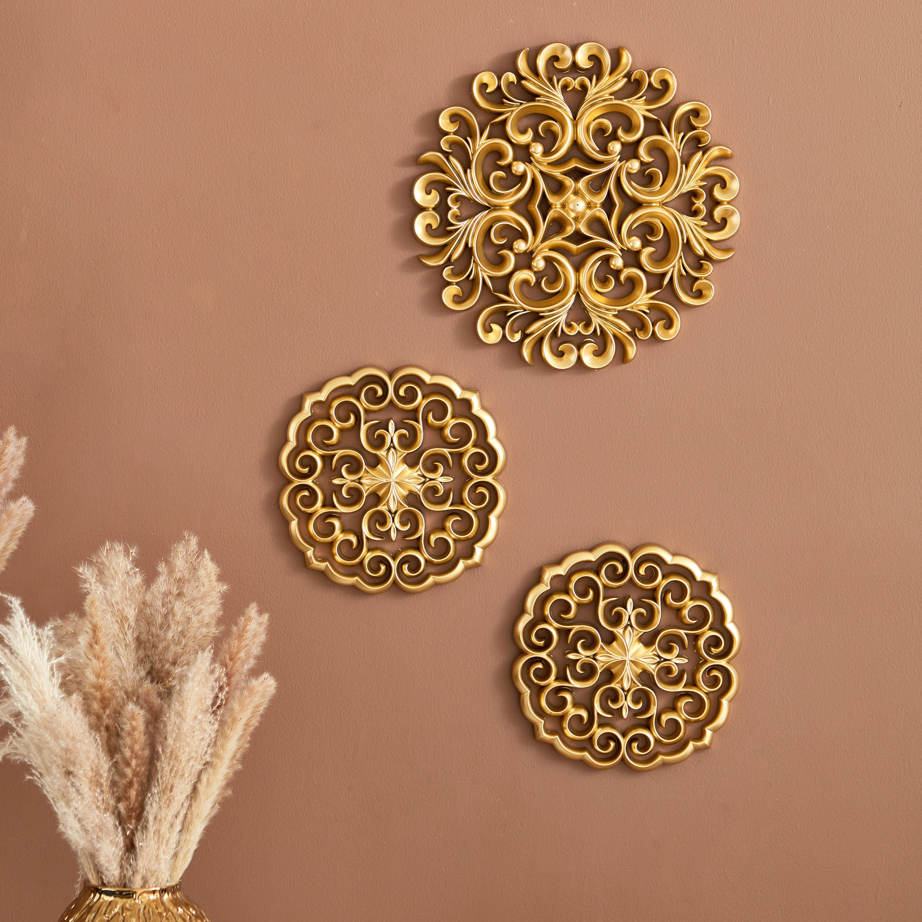 Zoya 3-Piece Wall Plaque Set-hbxdiningroom-walldecor-wallart-image-1
