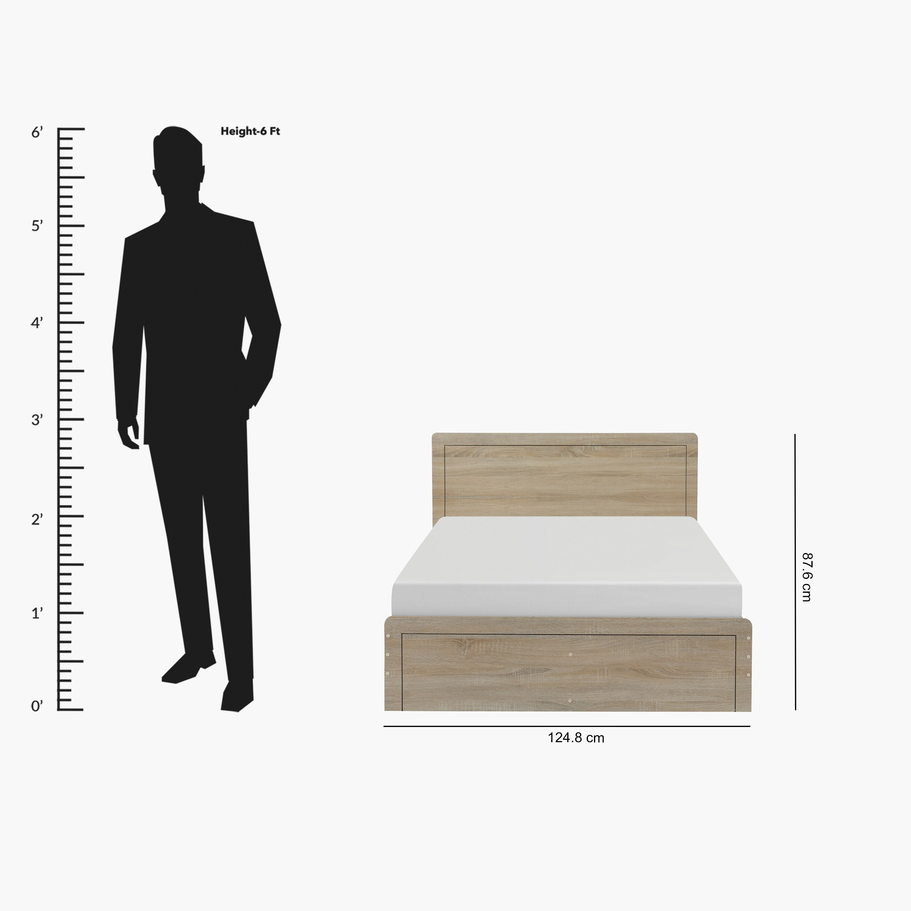Movo Oasis Twin Bed - 120x200 cm-hbxbedroom-bedsandbedsets-beds-twin-image-13