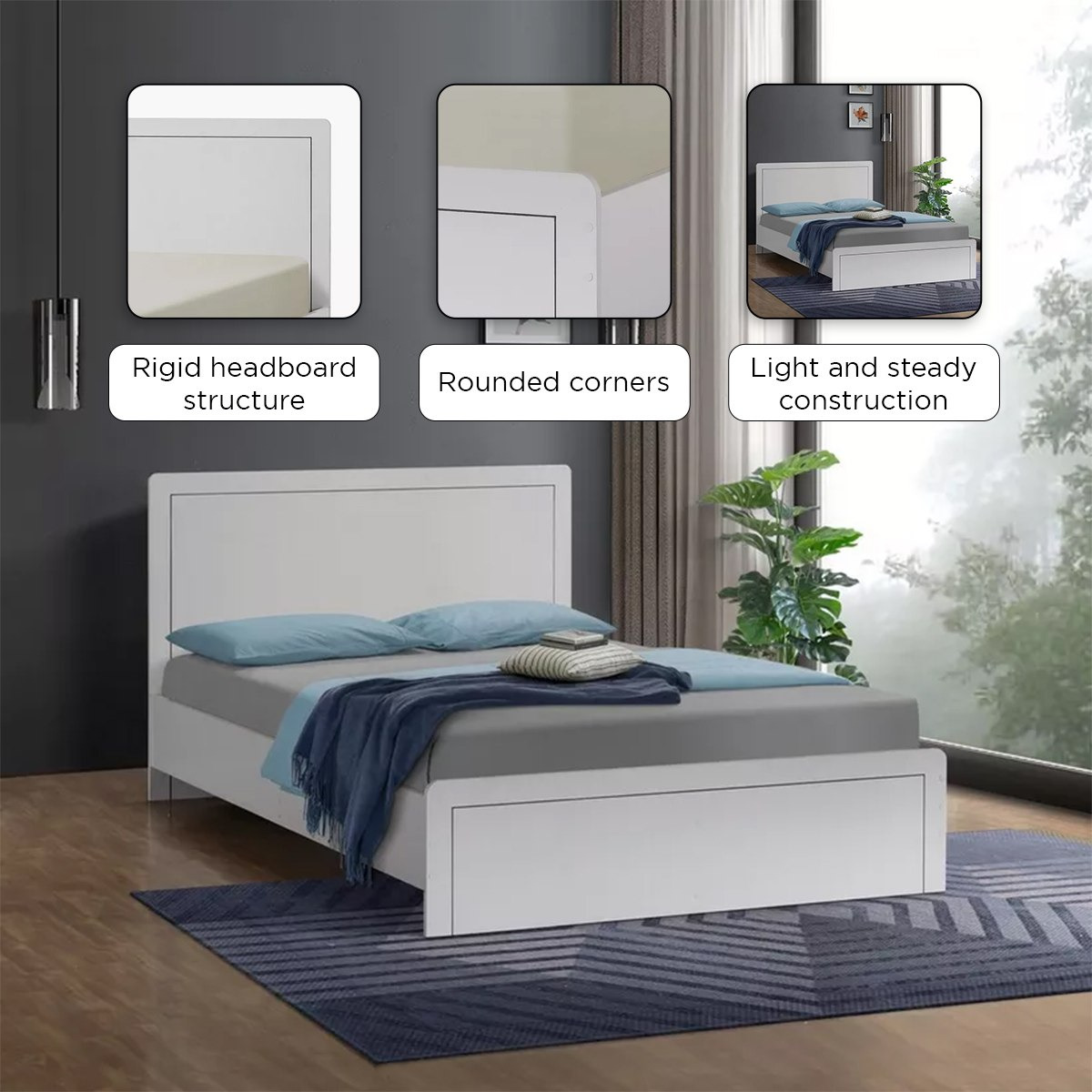 Movo Oasis Twin Bed - 120x200 cm-hbxbedroom-bedsandbedsets-beds-twin-image-9