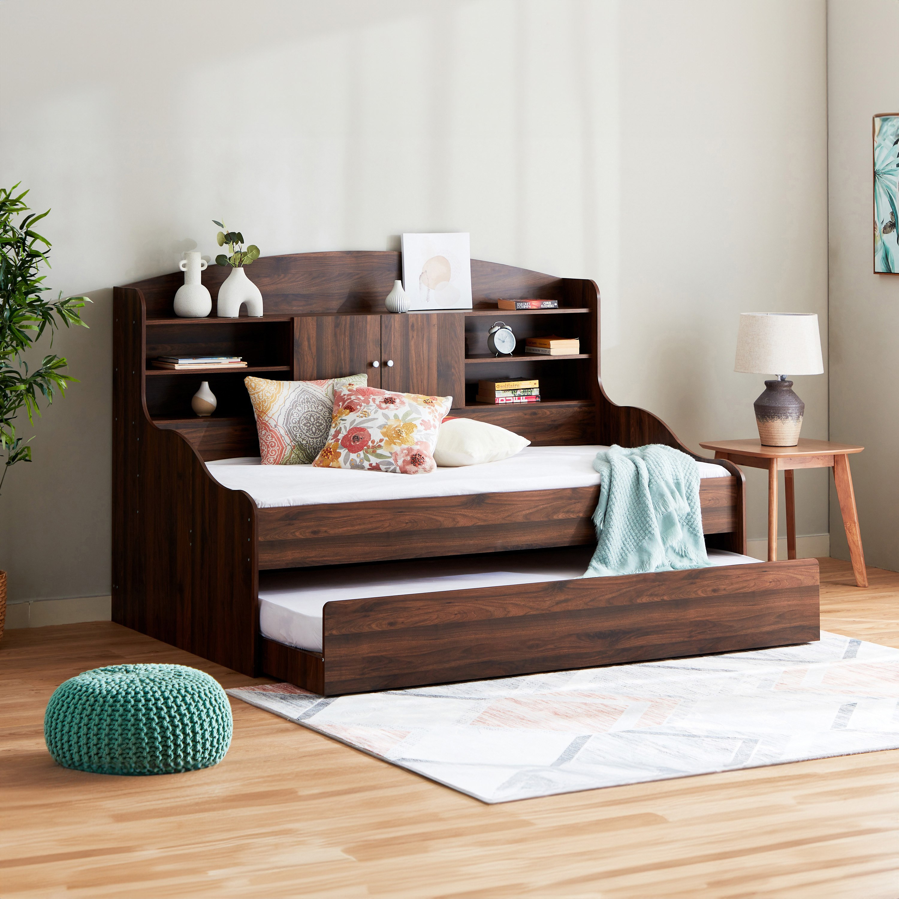 سرير كابينة فردي بوحدة قابلة للسحب من كوبر - 90x190 سم-hbxbedroom-bedsandbedsets-daybeds-image-14