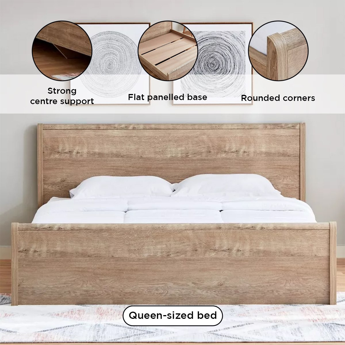 Curvy Plus Queen Bed - 150x200 cm-hbxbedroom-bedsandbedsets-beds-queen-image-10