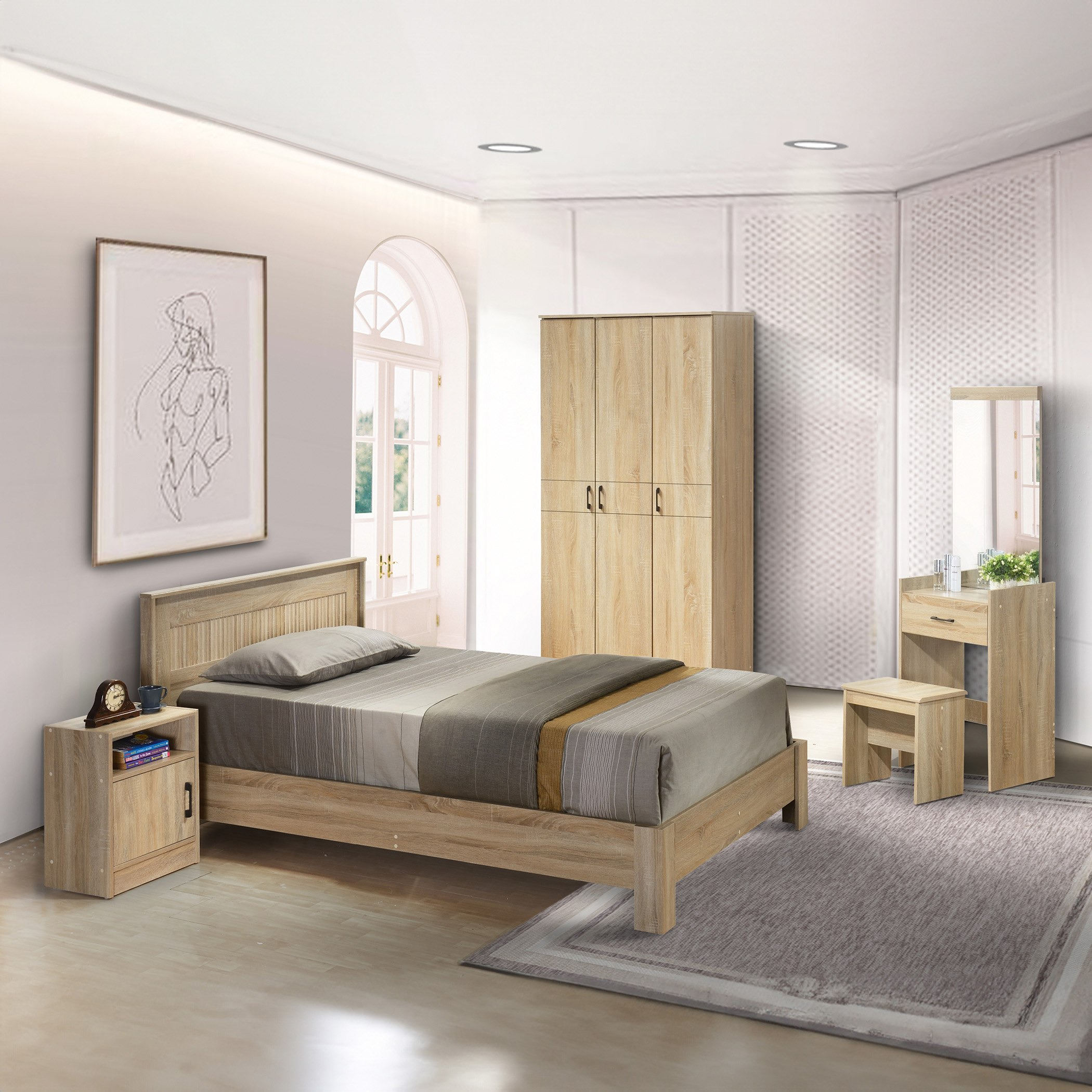 سرير توين - أواسيس أوليف من موڤو - 120×200 سم-hbxbedroom-bedsandbedsets-beds-twin-image-7