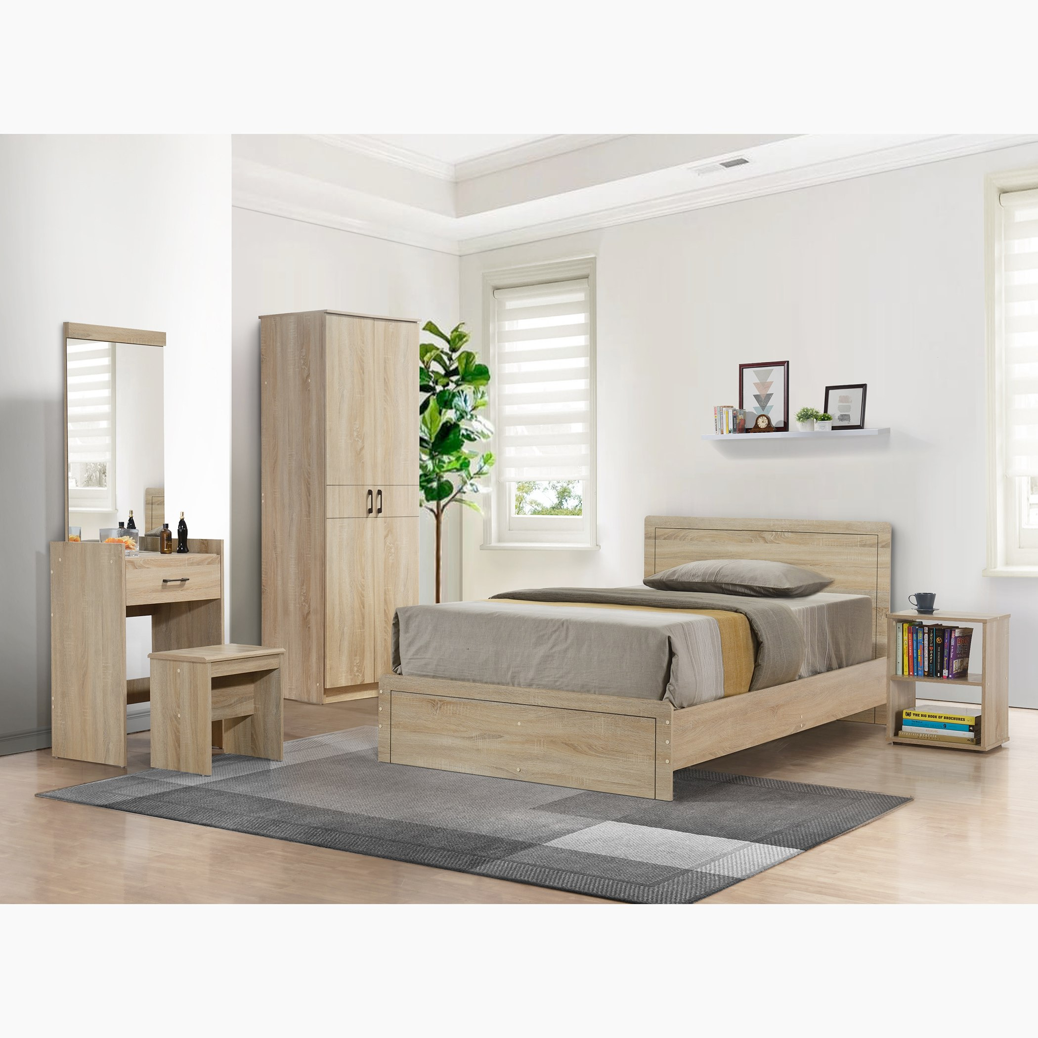 Movo Oasis 1-Drawer Dresser with Mirror and Stool-PROMO_HB_UAE_HBX10_250526-image-6