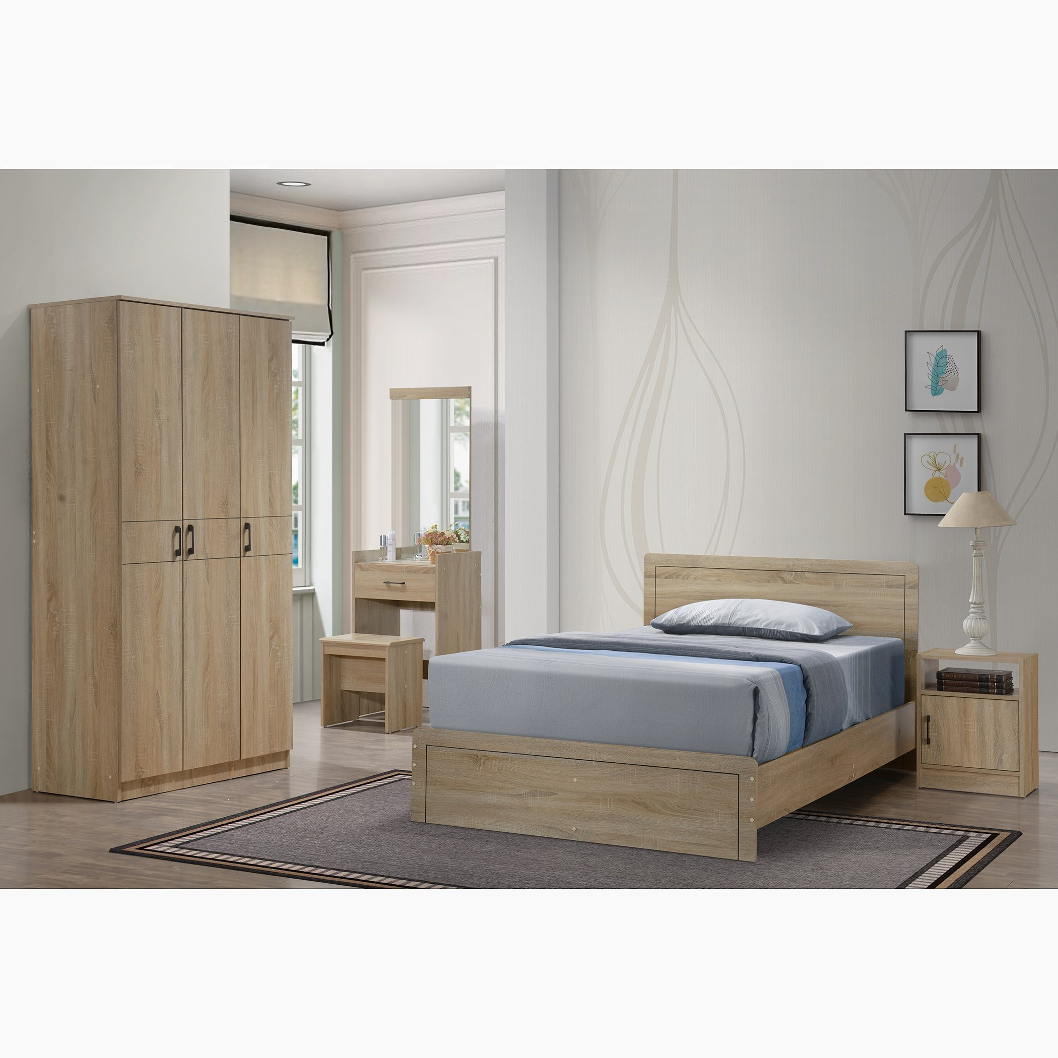 Movo Oasis 1-Drawer Dresser with Mirror and Stool-PROMO_HB_UAE_HBX10_250526-image-7