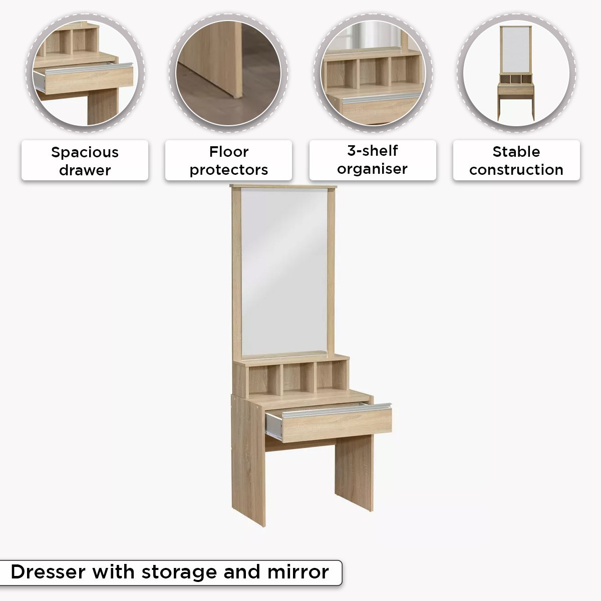 Movo Oasis Cambridge 1-Drawer Dresser with Mirror and Stool-PROMO_HB_UAE_HBX10_250526-image-5