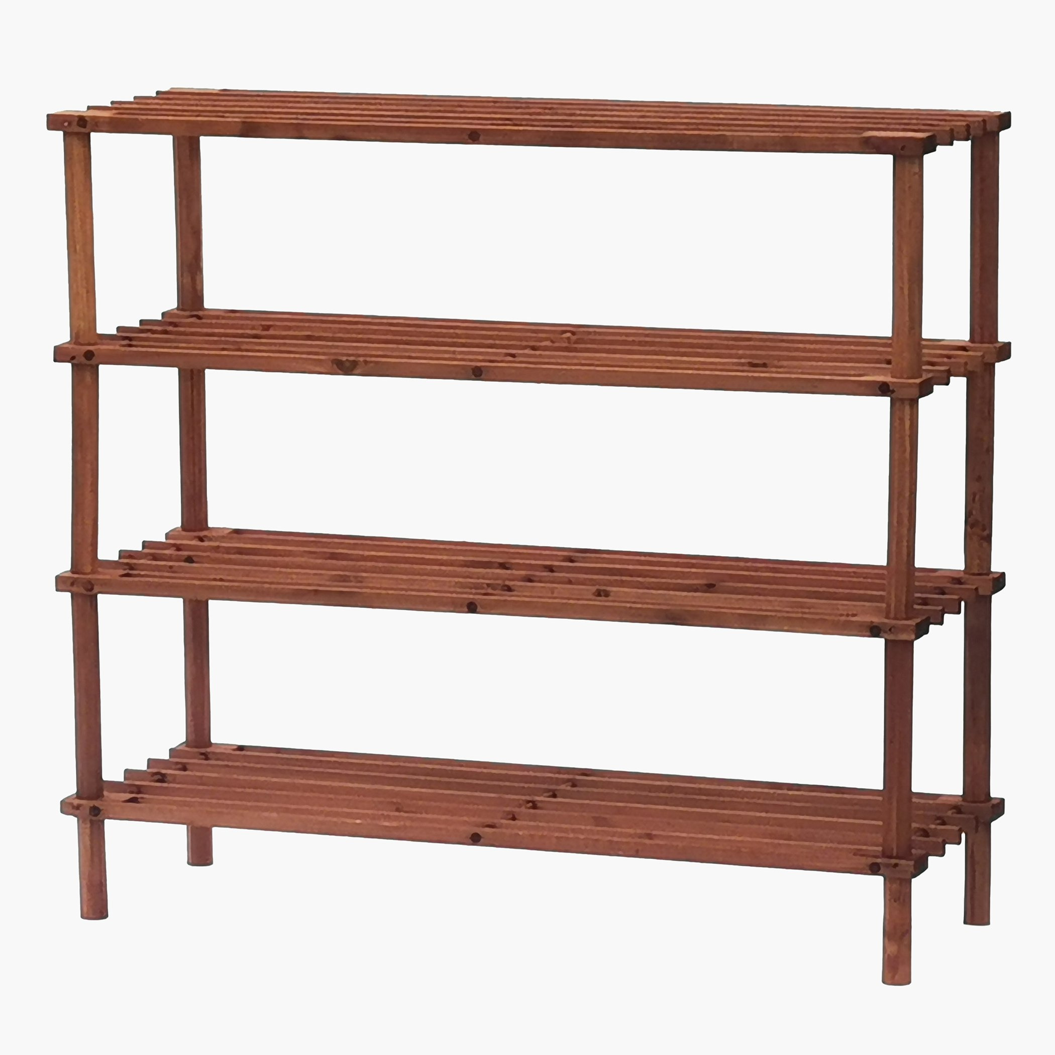 رف أحذية خشبي 4 طوابق لـ12 زوجًا من آميتي - 74x26x110 سم-hbxhomeware-hbxbathroom-image-2