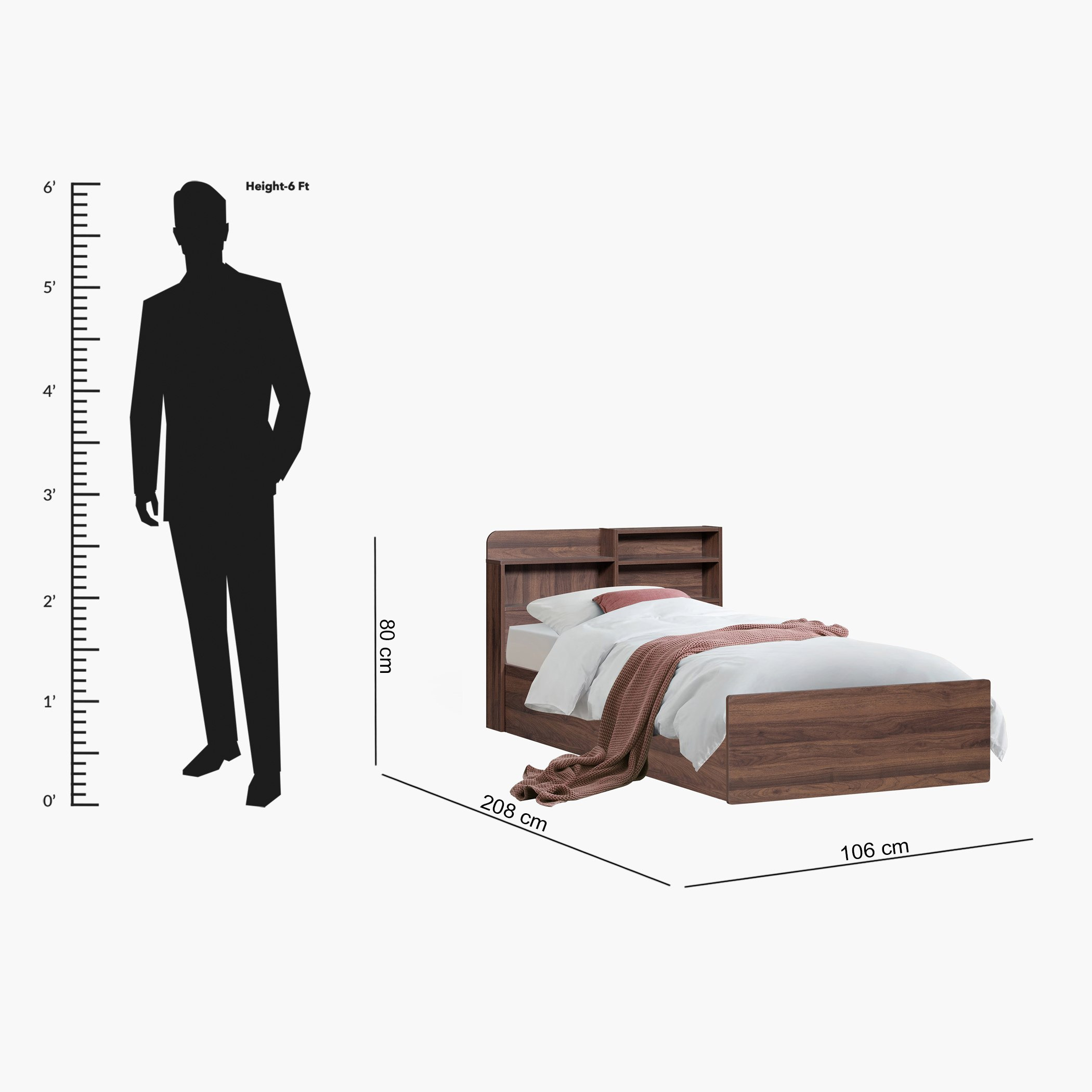 سرير فردي بلوح رأسي بمساحة تخزين من فانيلا - 90x190 سم-hbxfurniture-bedsandbedsets-beds-single-image-7