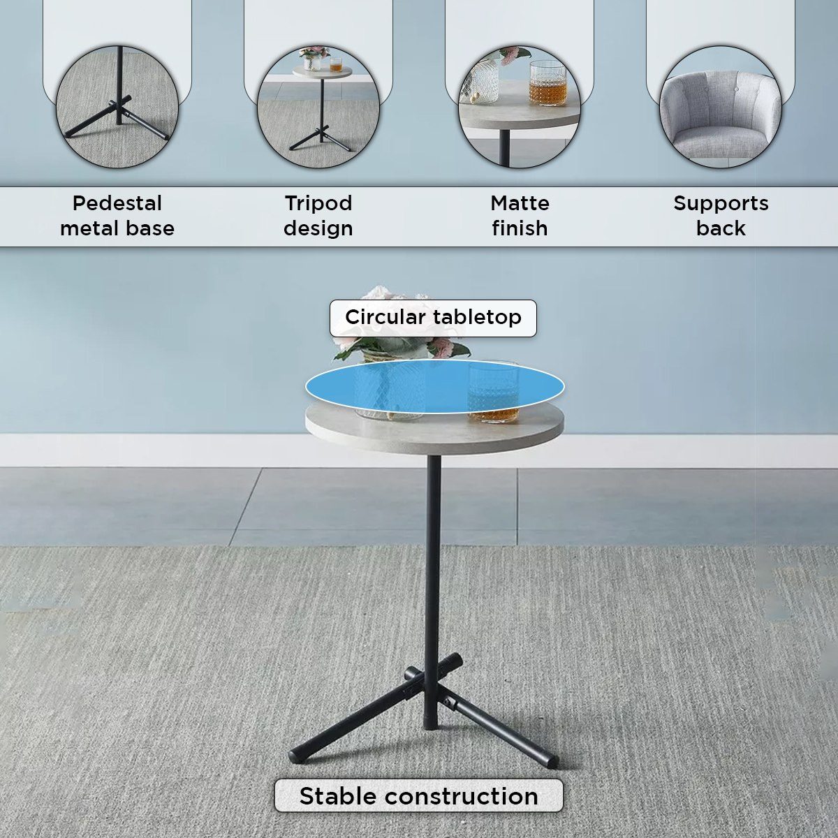 طقم طاولة شاي وكرسي 3 قطع من تيلبوري-hbxfurniture-diningtablesandsets-diningsets-twoseater-image-5