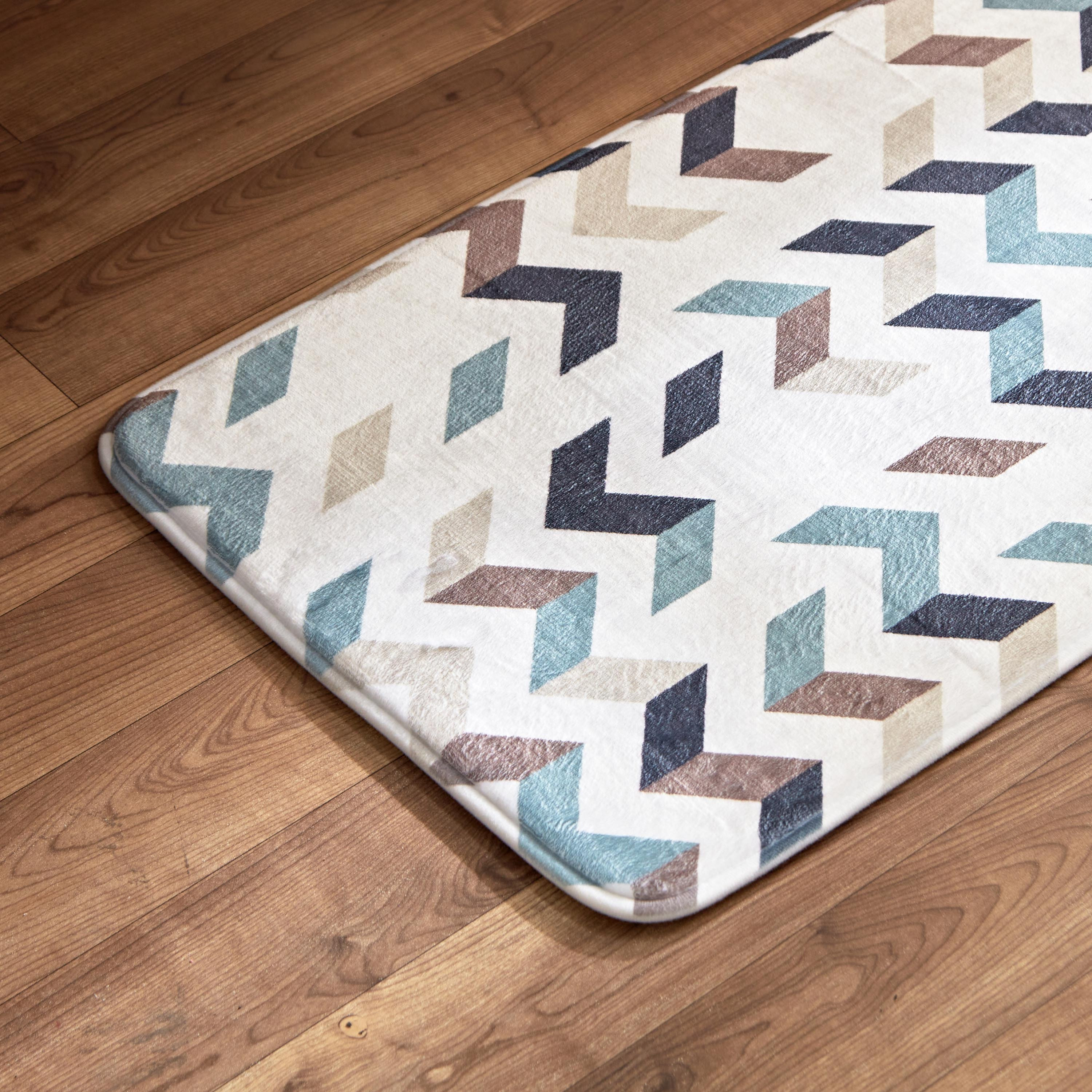 سجادة حمّام إسفنج بطبعات من أورورا أيفون - 45x75 سم-hbxbedroom-floorcoverings-bathmats-image-2