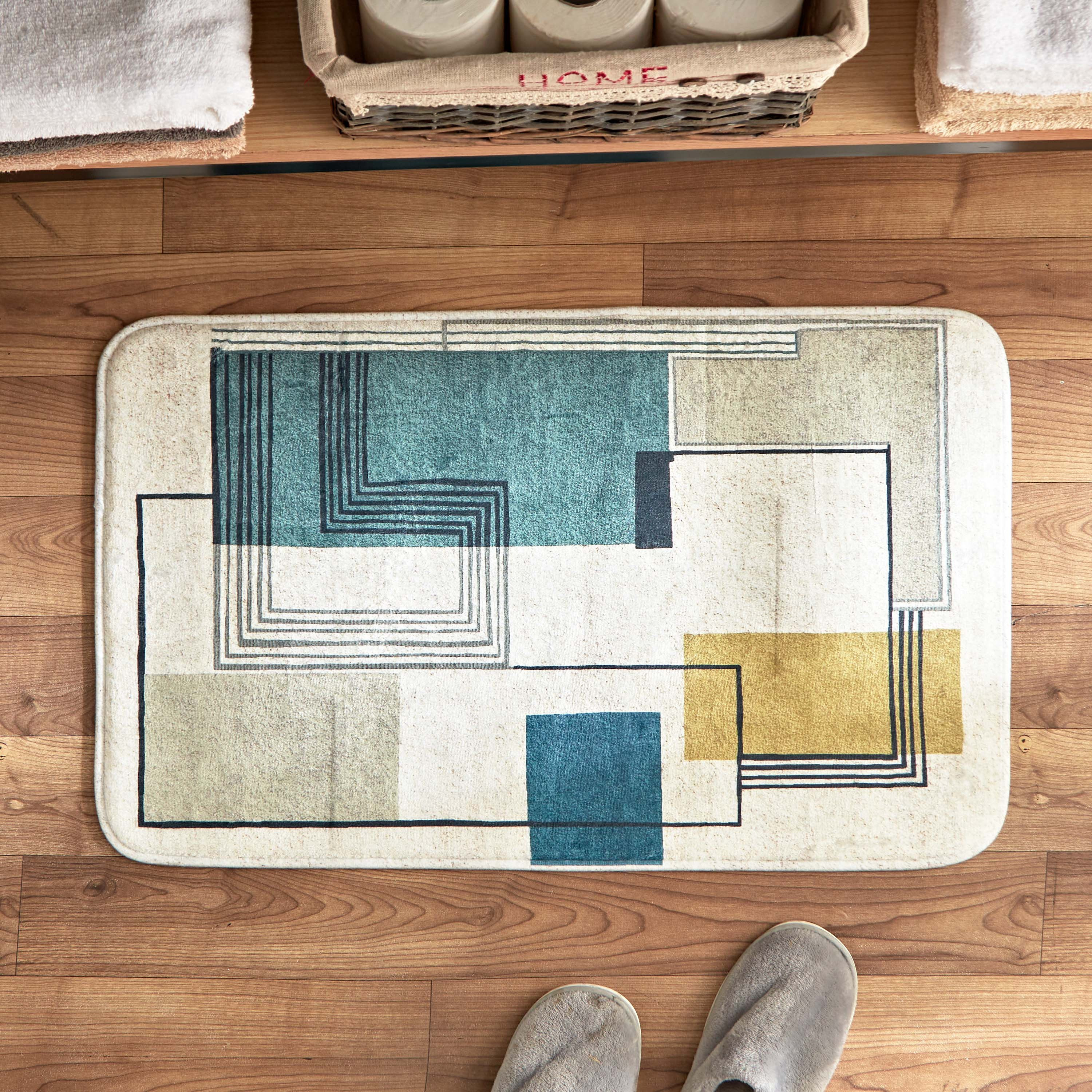 Printed bath mat online