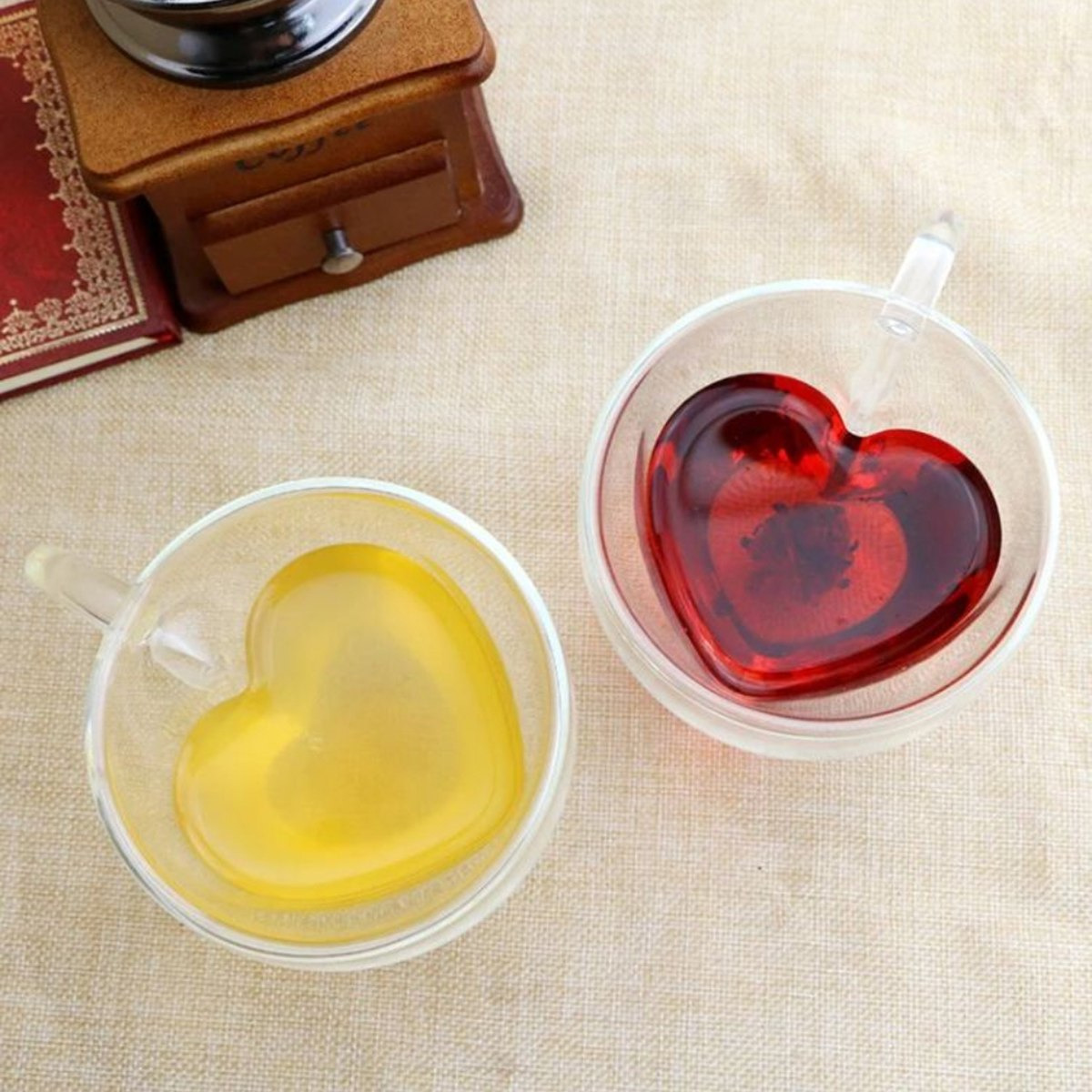 Zen Heart Shaped Double Wall Glass Cup - Set of 2-hbxhomeware-hbxkitchen-image-3