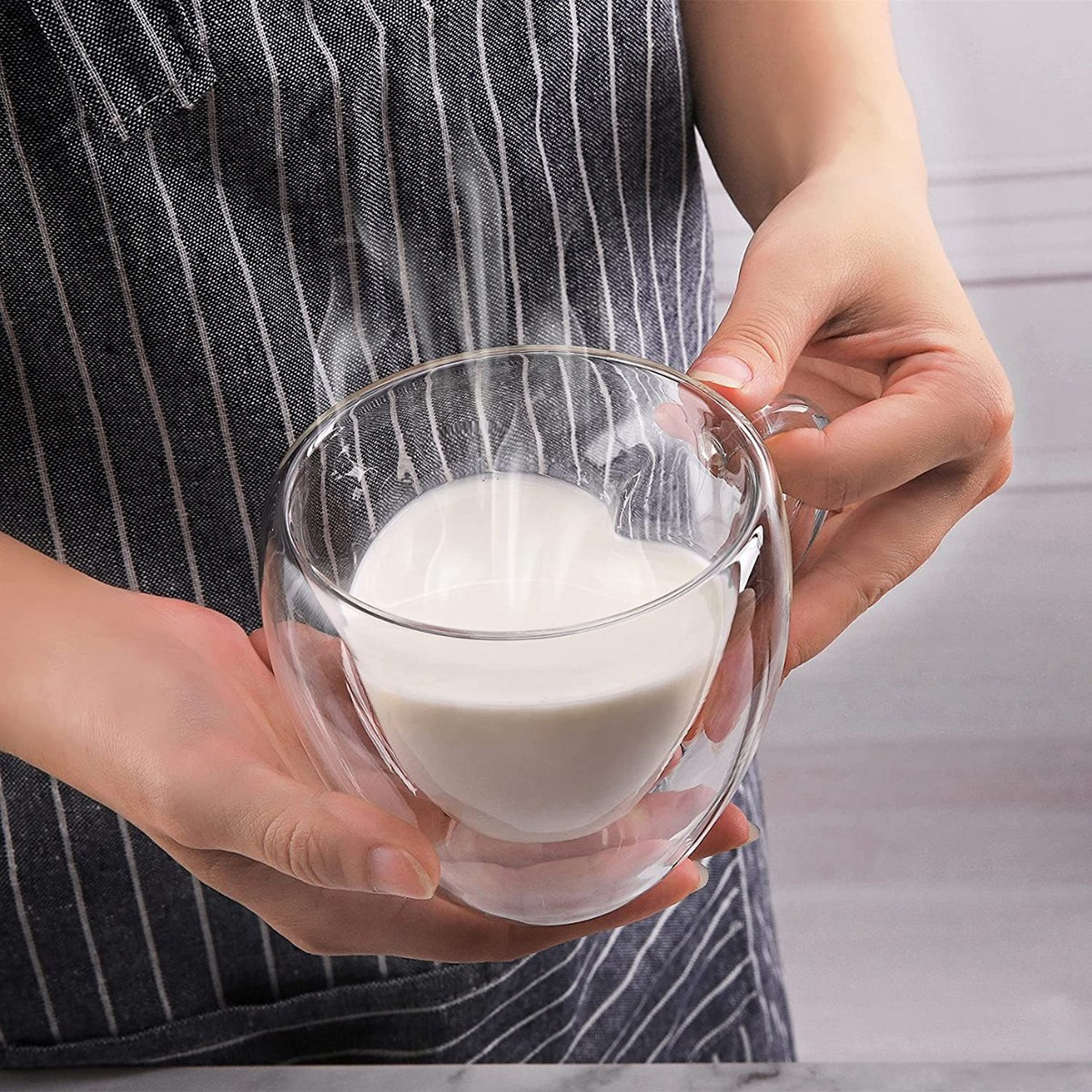 Zen Heart Shaped Double Wall Glass Cup - 250 ml-hbxhomeware-hbxkitchen-image-3