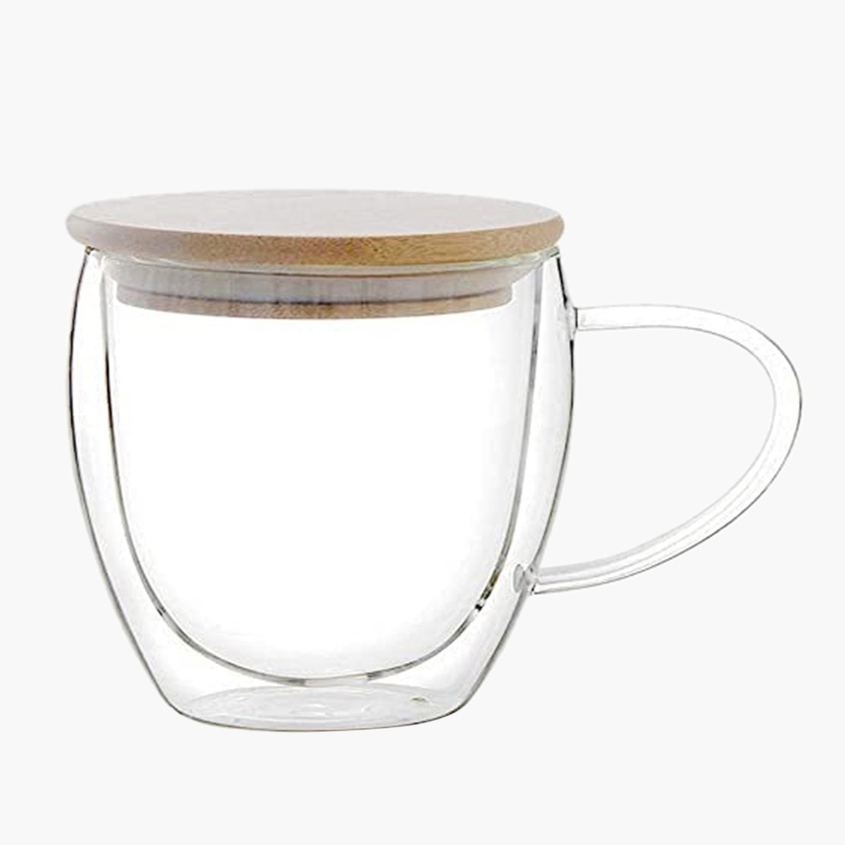 كوب زجاج مزدوج الجدار بمقبض وغطاء خيزران من زين - 250 مل-hbxhomeware-hbxkitchen-image-2