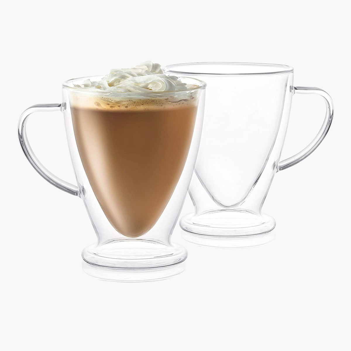 Zen Double Wall Irish Glass Coffee Mug with Handle - Set of 2-hbxhomeware-hbxkitchen-image-3