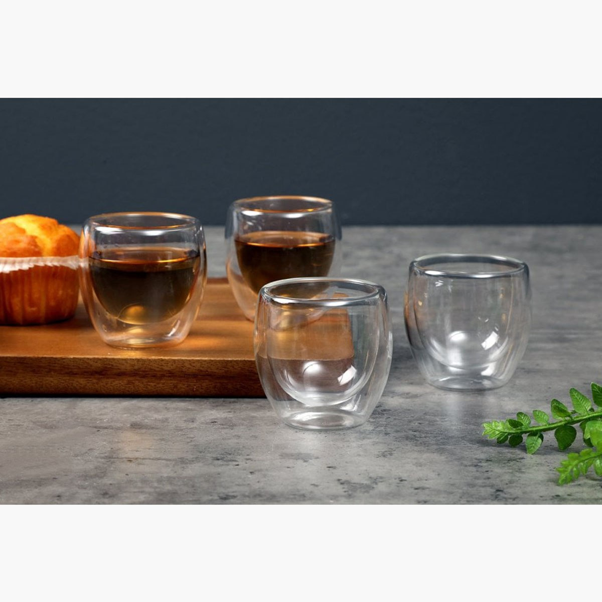 Zen Double Wall Tea Coffee Espresso Cup - Set of 6-hbxhomeware-hbxkitchen-image-1