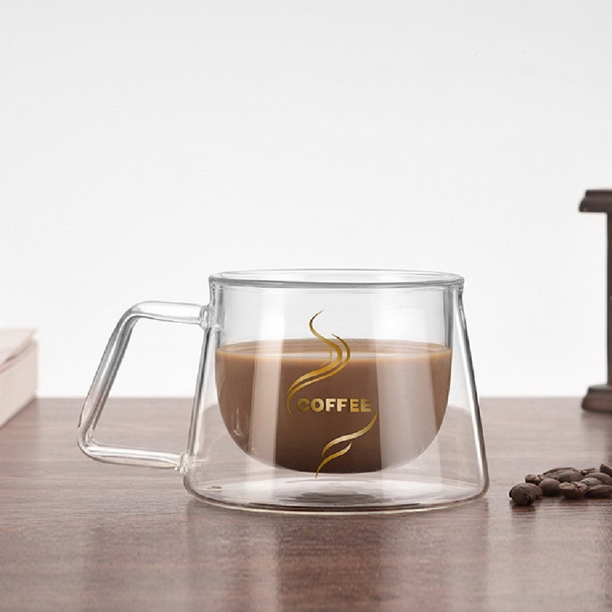 أكواب زجاج مزدوجة الجدار بطبعات قهوة ومقبض من زين - طقم من قطعتين-hbxhomeware-hbxkitchen-image-1
