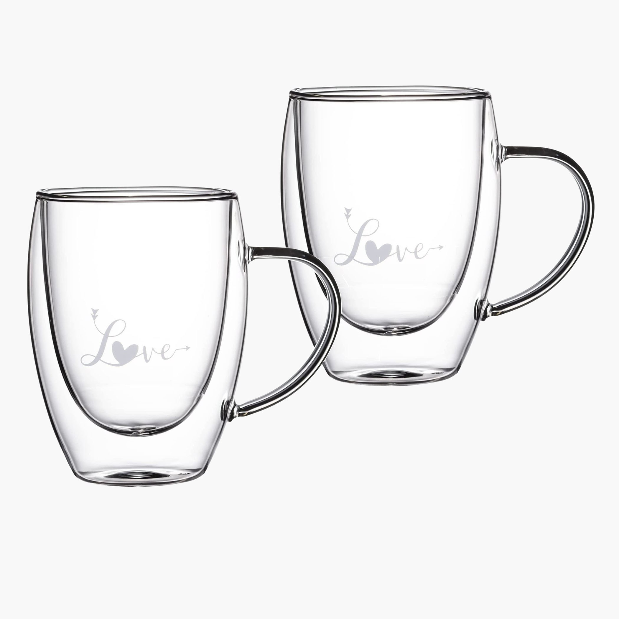 Zen Love Printed Heart Shaped Double Wall Glass Mug with Handle - Set of 2-hbxhomeware-hbxkitchen-image-2