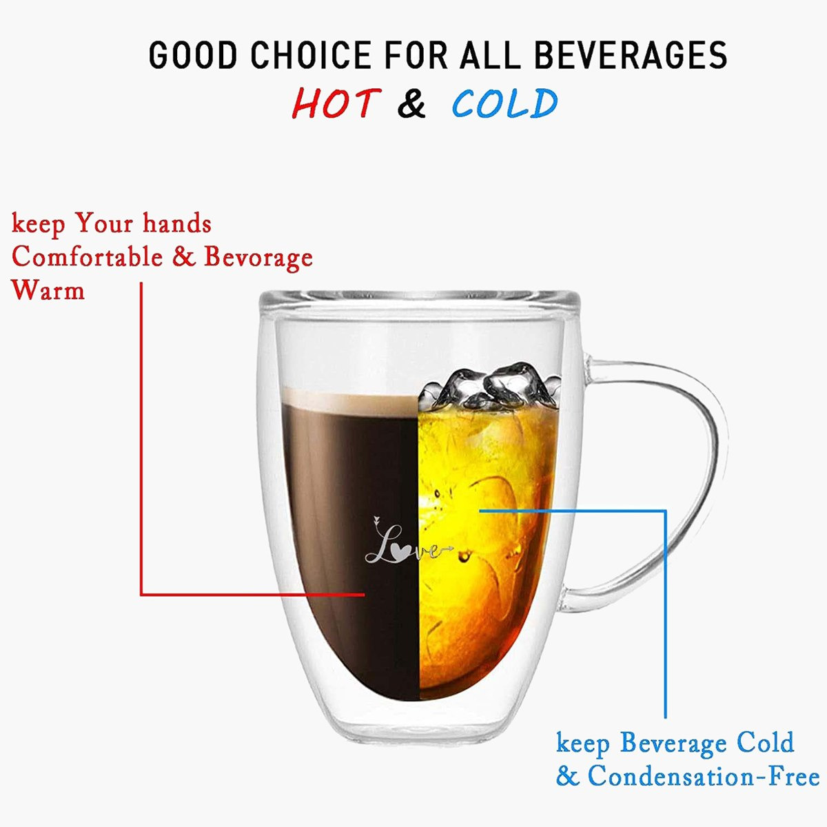 Zen Love Printed Heart Shaped Double Wall Glass Mug with Handle - Set of 2-hbxhomeware-hbxkitchen-image-3