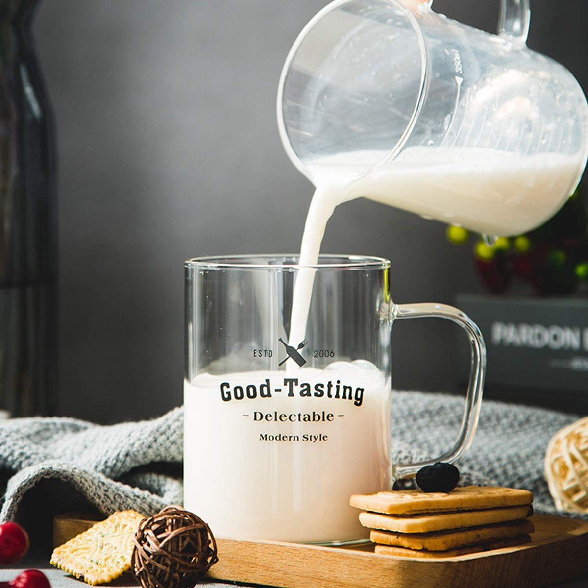 مج زجاج بطبعات جود تاستينج ومقبض من زين - 400 مل-hbxhomeware-hbxkitchen-image-3