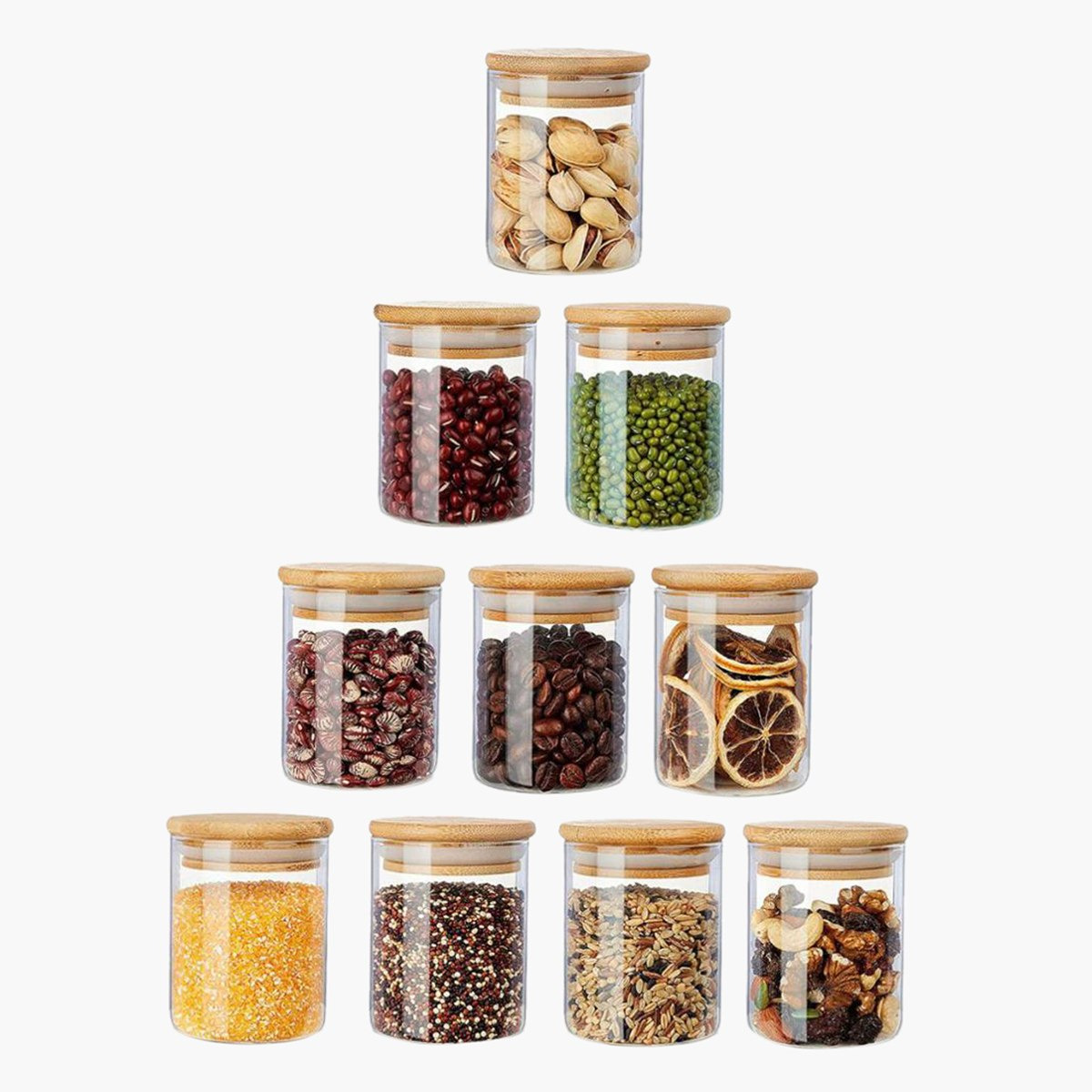 حاويات تخزين طعام زجاج من زين - طقم من 10 قطع-hbxhomeware-hbxkitchen-image-3