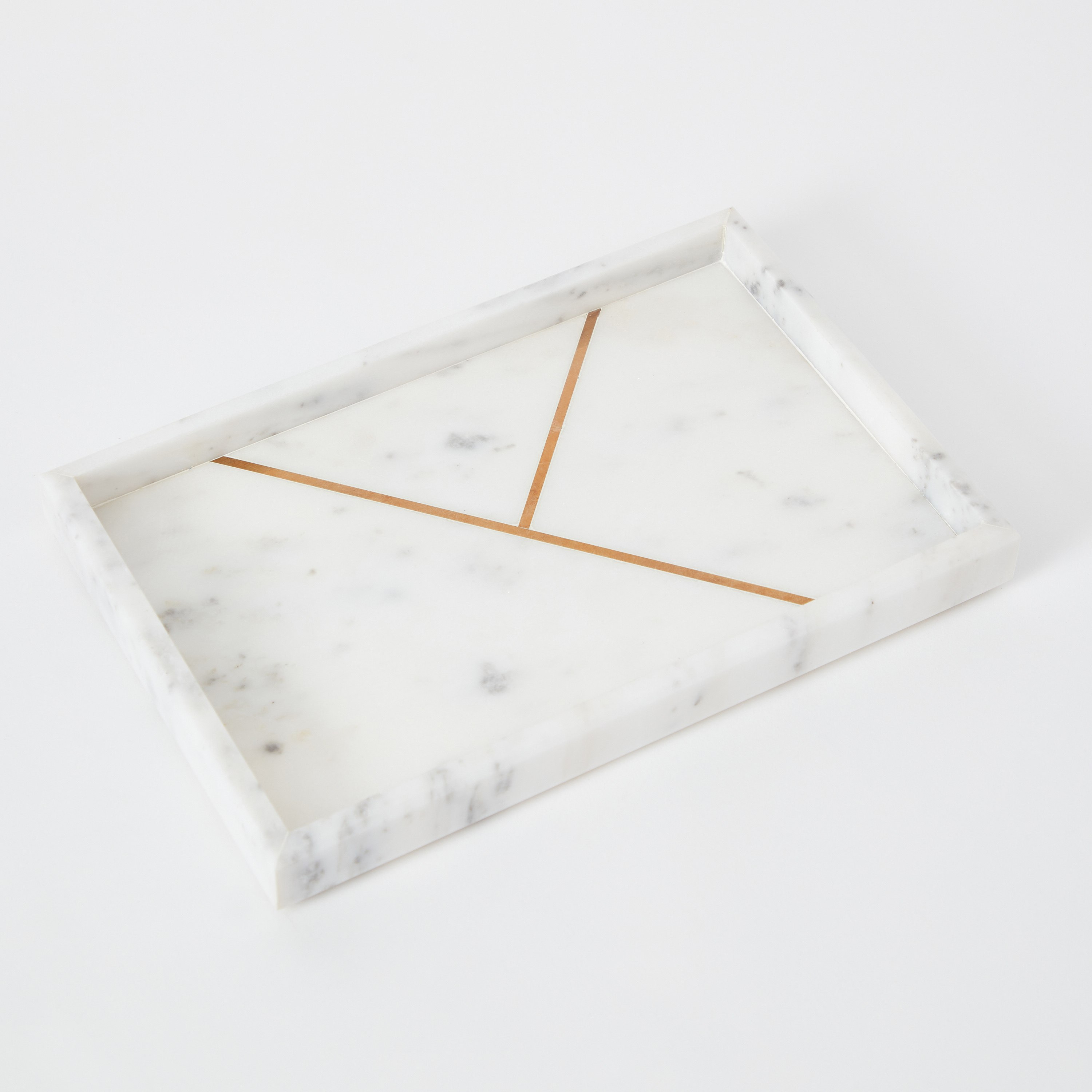 صينية رخام بتفاصيل مضلعة من زين - 30x20x5 سم-hbxhomeware-hbxkitchen-image-5