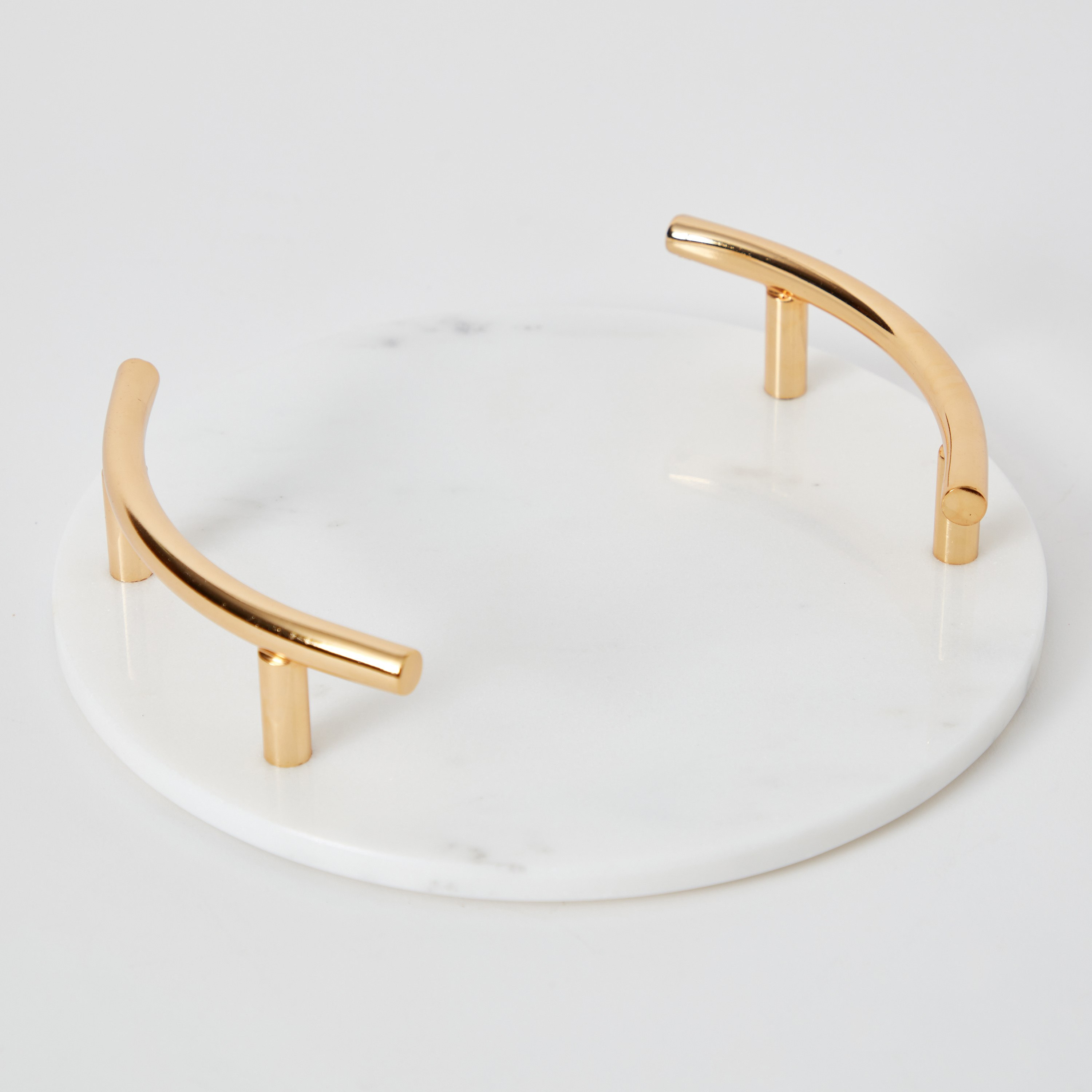 Zen Round Marble Tray with Handles - 25x25x5 cm-hbxhomeware-hbxkitchen-image-5