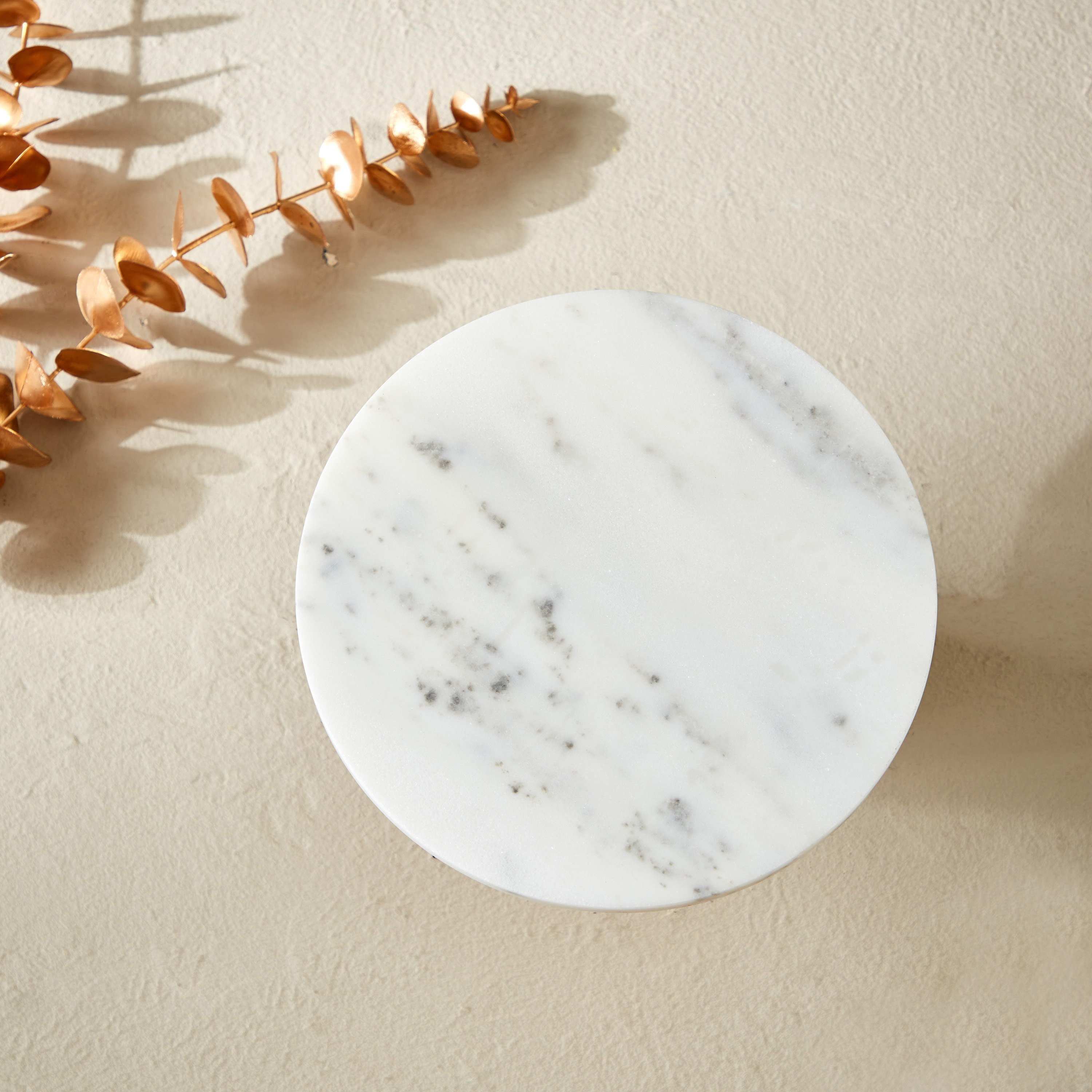 Zen Marble Cake Stand - 12x20x12 cm-hbxdecorandfurnishings-tabletop-serveware-image-2