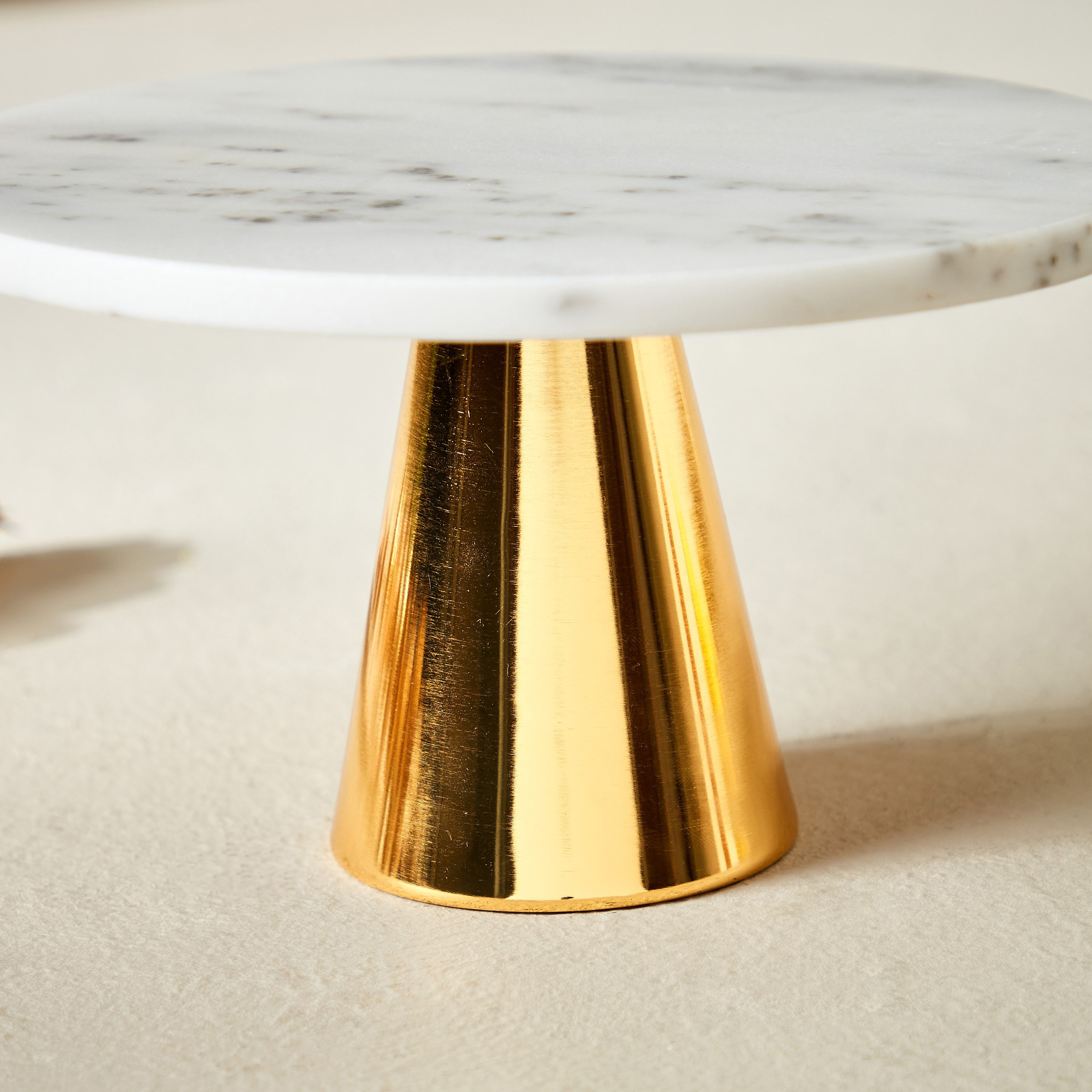 Zen Marble Cake Stand - 12x20x12 cm-hbxdecorandfurnishings-tabletop-serveware-image-3