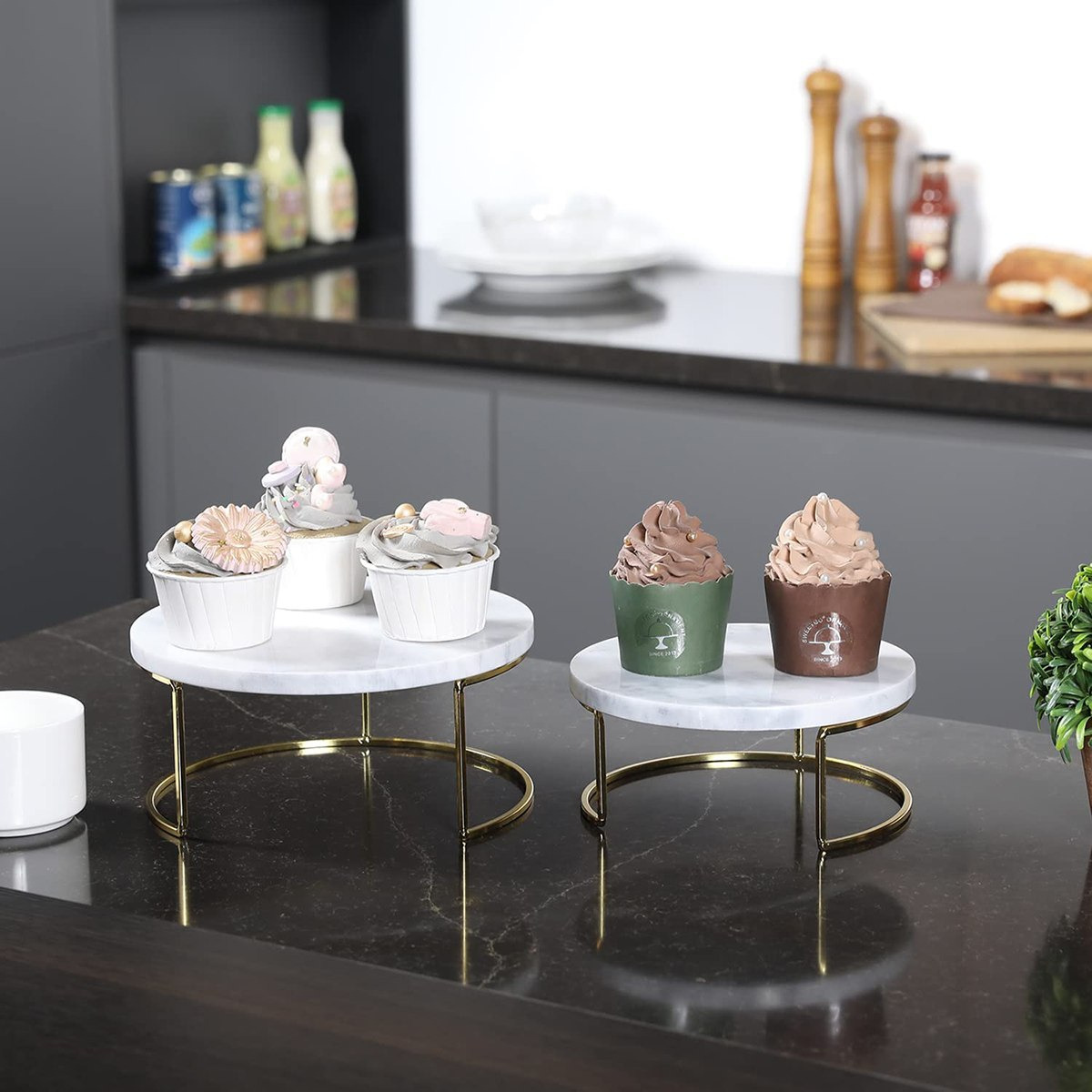 طقم حامل صواني رخامي قطعتين من زين-hbxhomeware-hbxkitchen-image-2