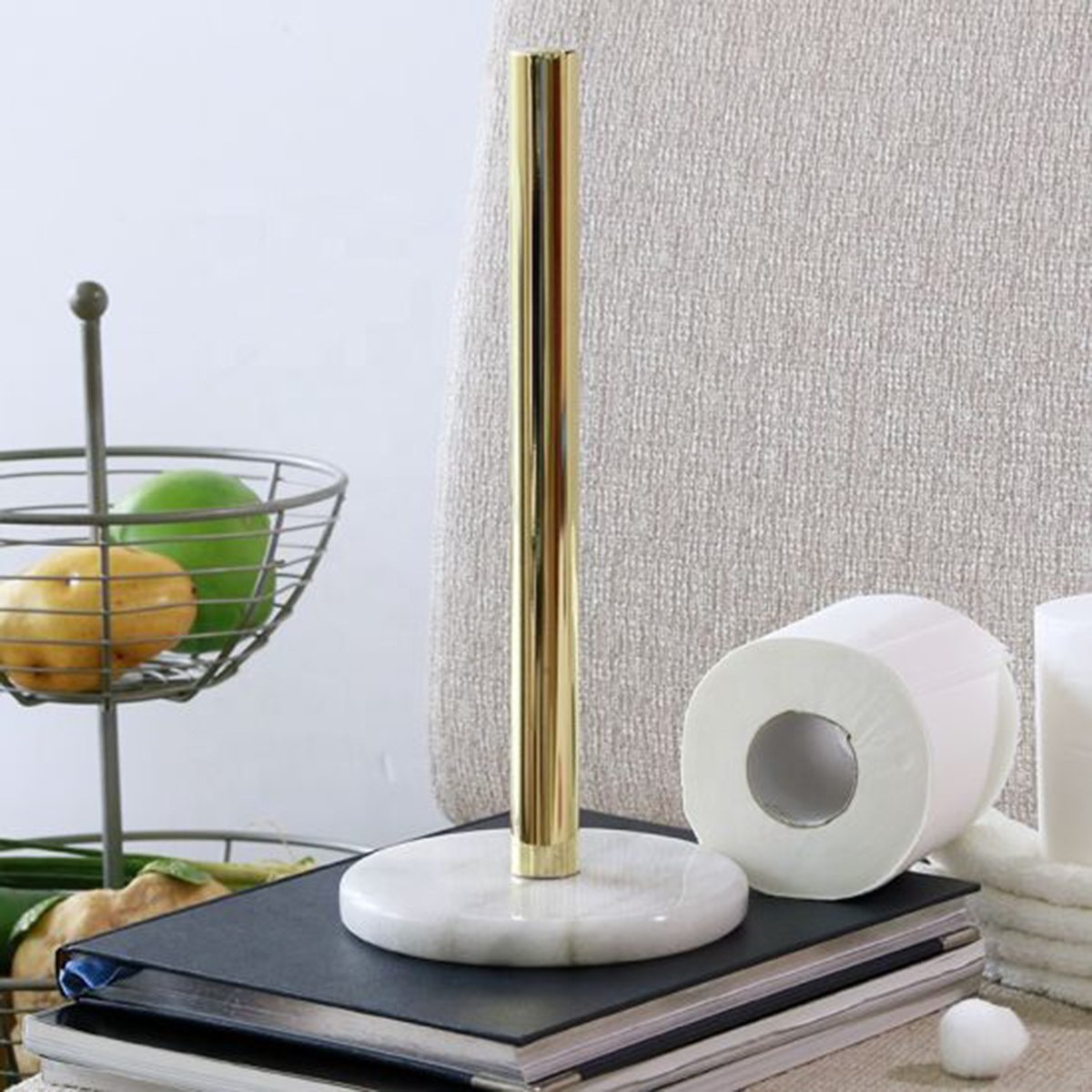 حامل مناديل رخام من زين - 13x13x30 سم-hbxdecorandfurnishings-homeaccessories-novelties-image-1