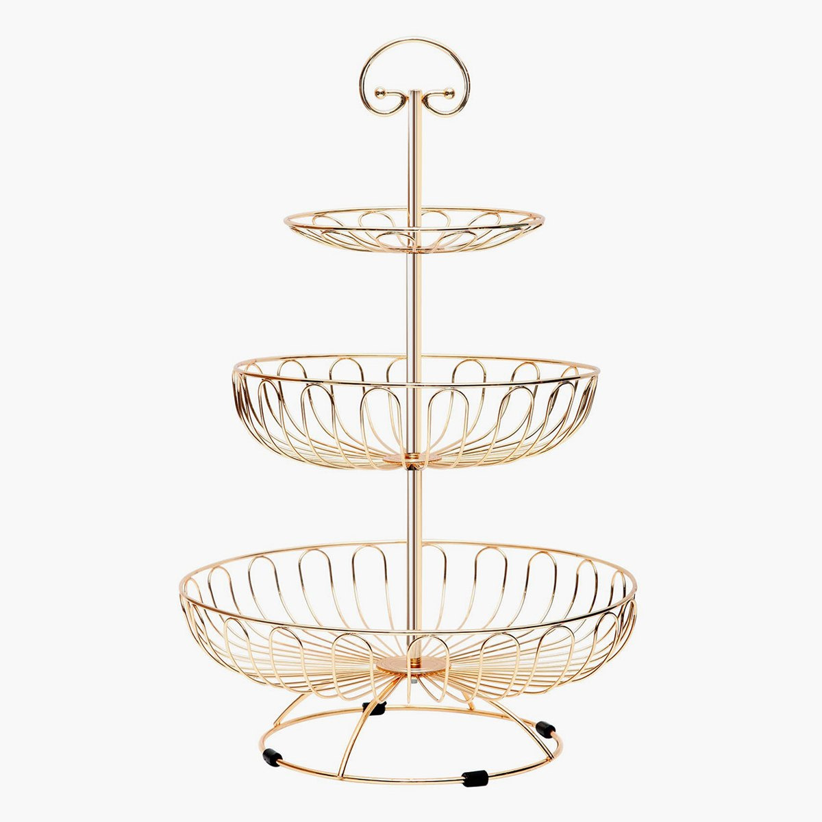 Zen 3-Tier Iron Wire Cupcake and Fruit Stand - 30x10x30 cm-hbxdecorandfurnishings-tabletop-serveware-image-3