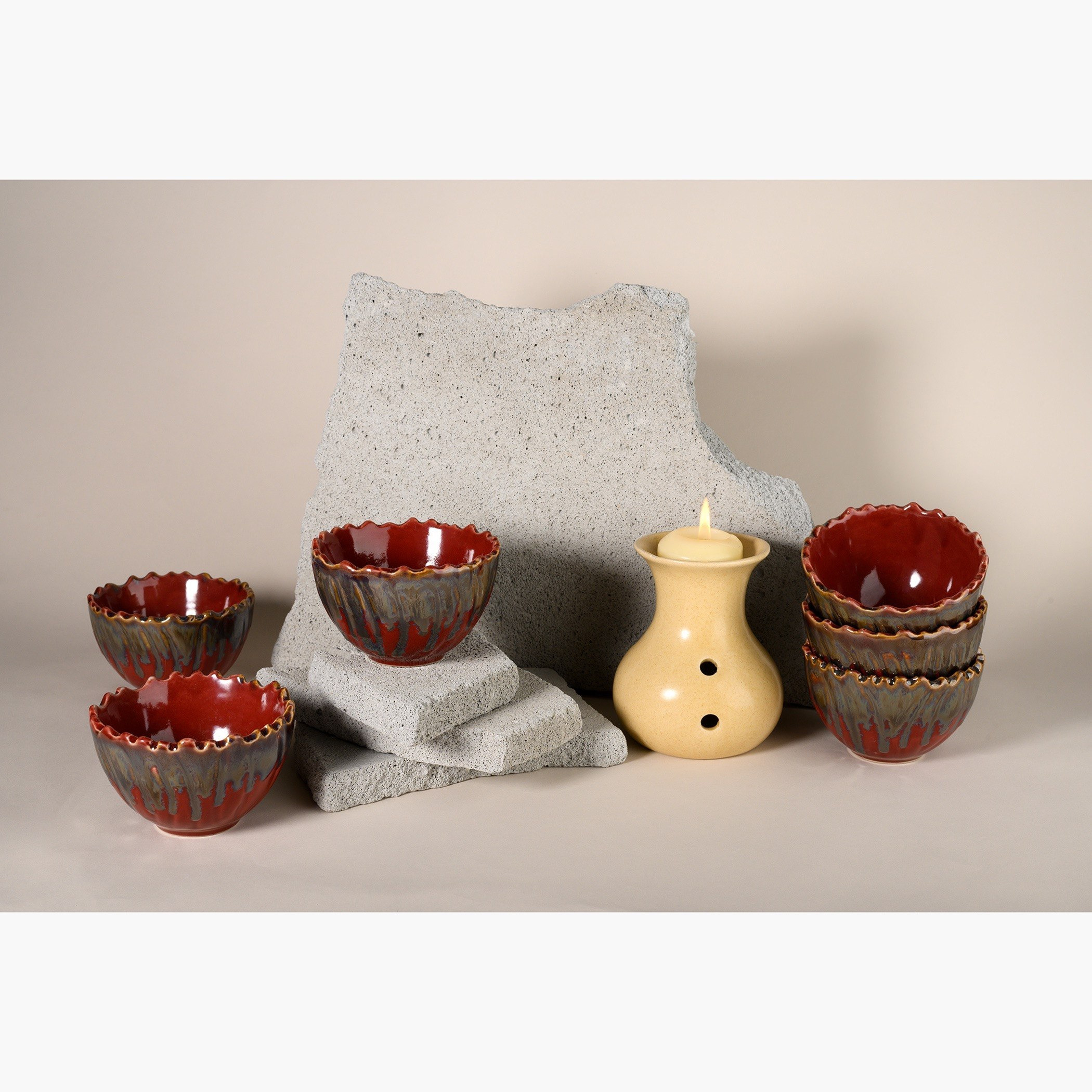طقم أوعية آيس كريم 6 قطع من أرتيزان-hbxdecorandfurnishings-tabletop-crockery-image-2