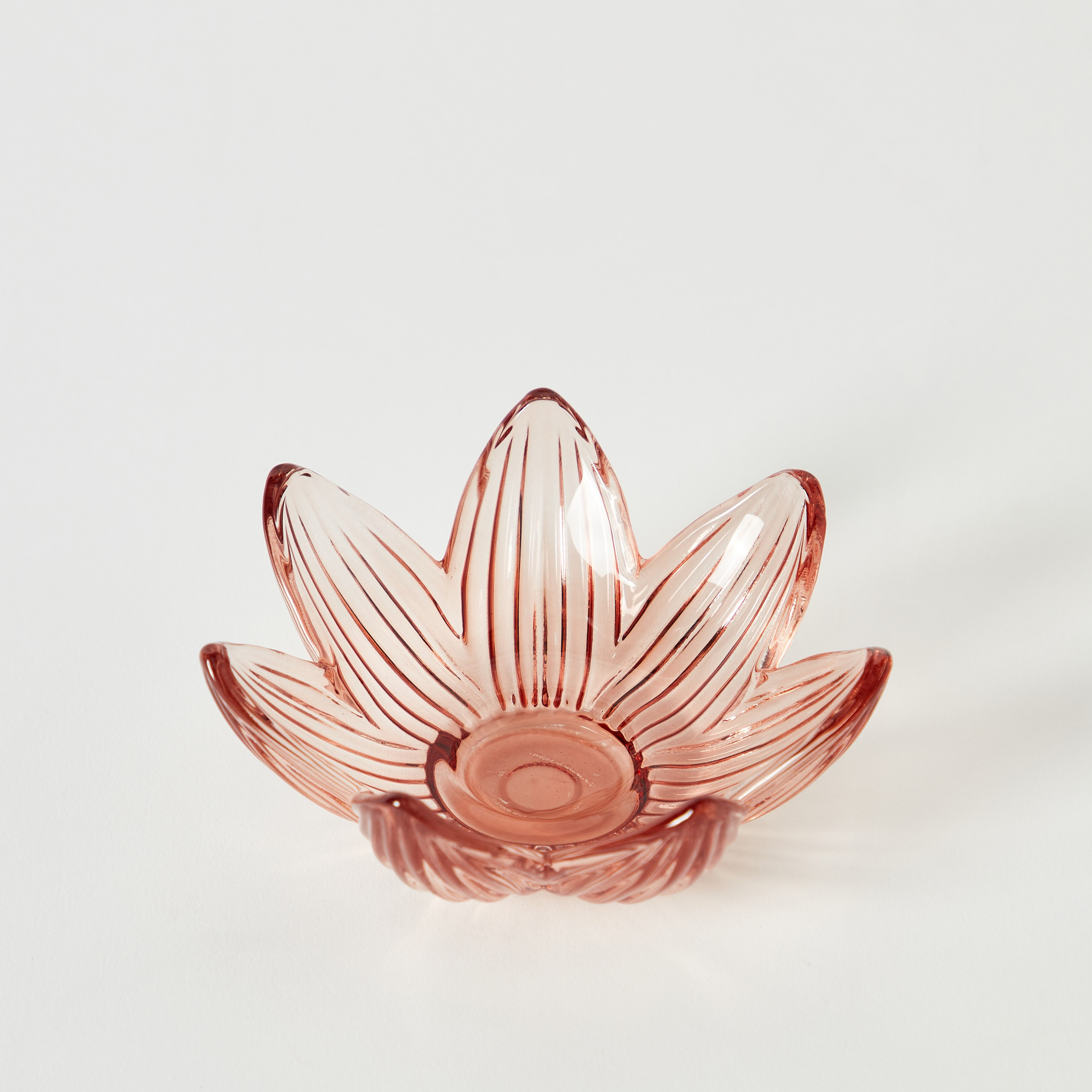 حامل شموع زجاج بتصميم أزهار من بيرج - 11.5x4.7 سم-hbxlivingroom-decorandaccessories-candleholders-image-5