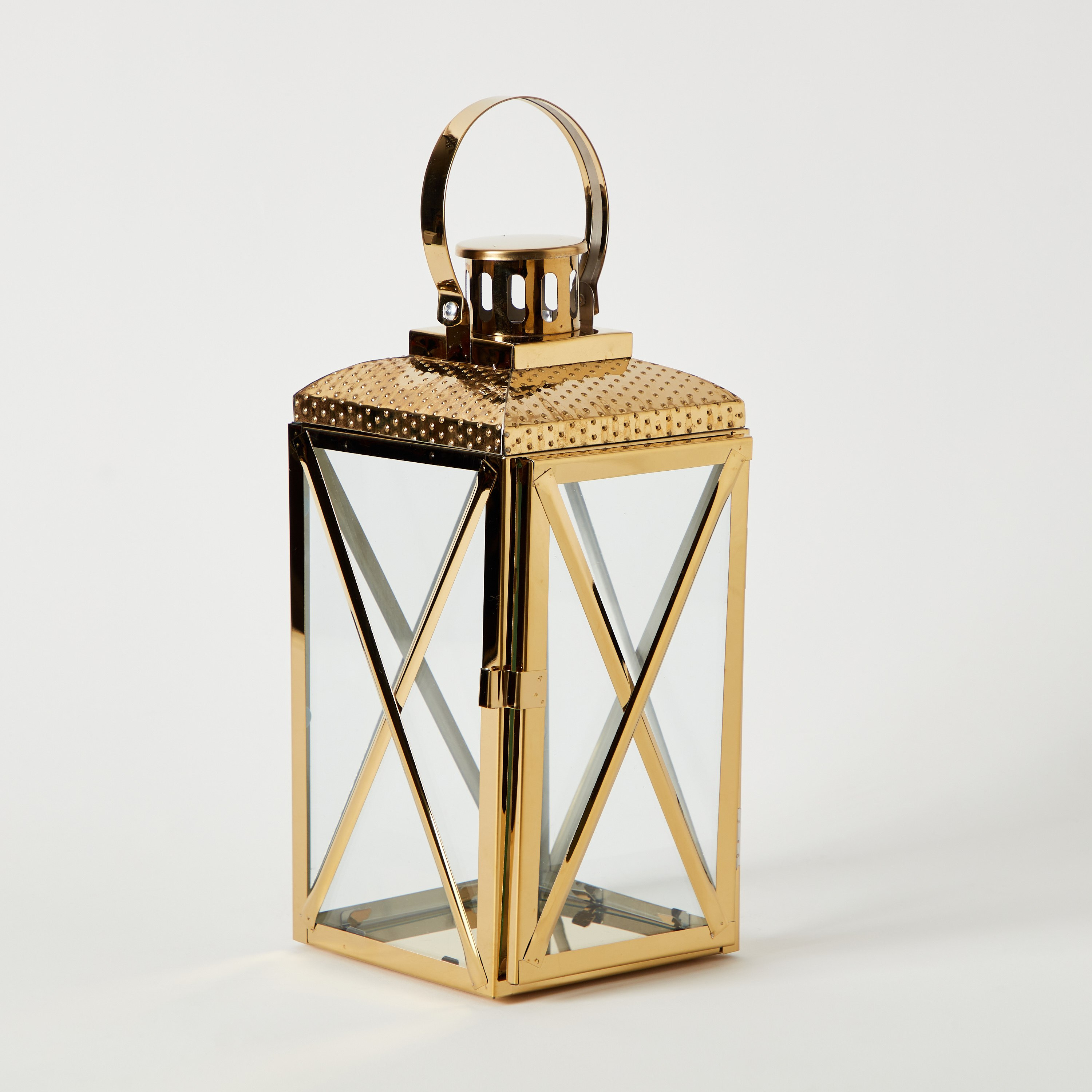 فانوس معدني بحامل شموع فوتيف زجاج شفاف من ناز - 13.8x13x29.5 سم-PROMO_HB_AE_B1G1_250925-image-6