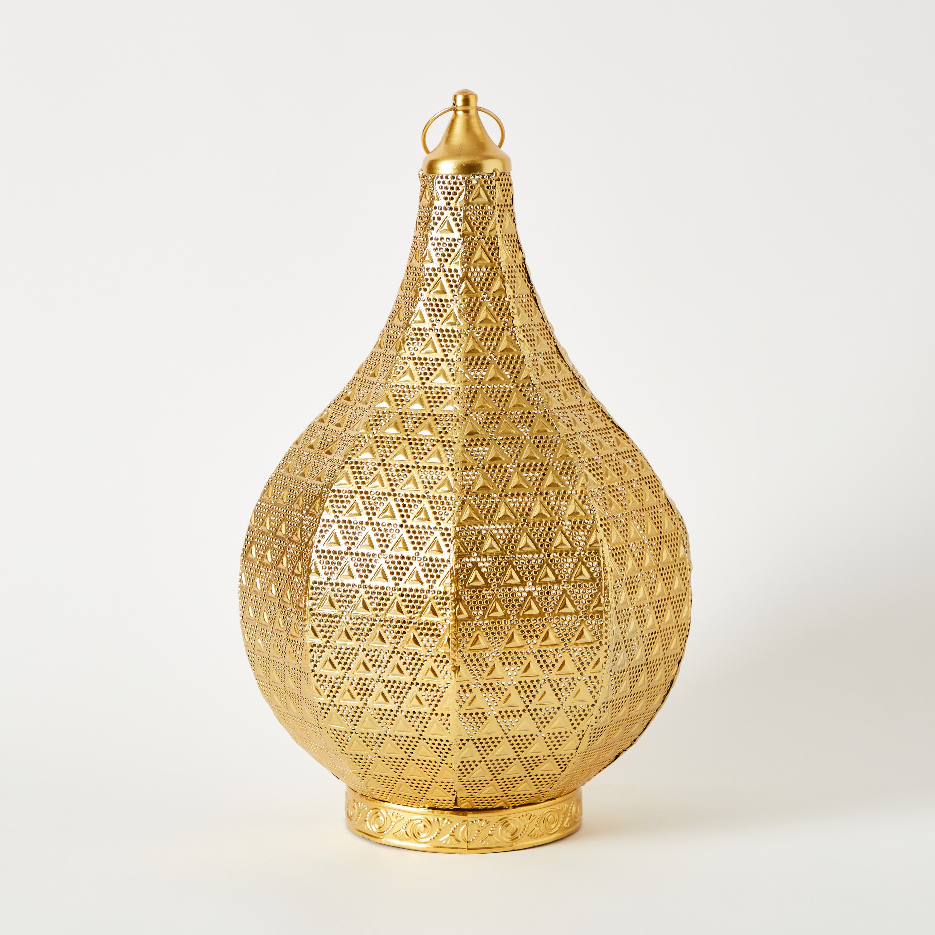 فانوس معدن من ناز - 28x28x47 سم-hbxdecorandfurnishings-homeaccessories-lanterns-image-6