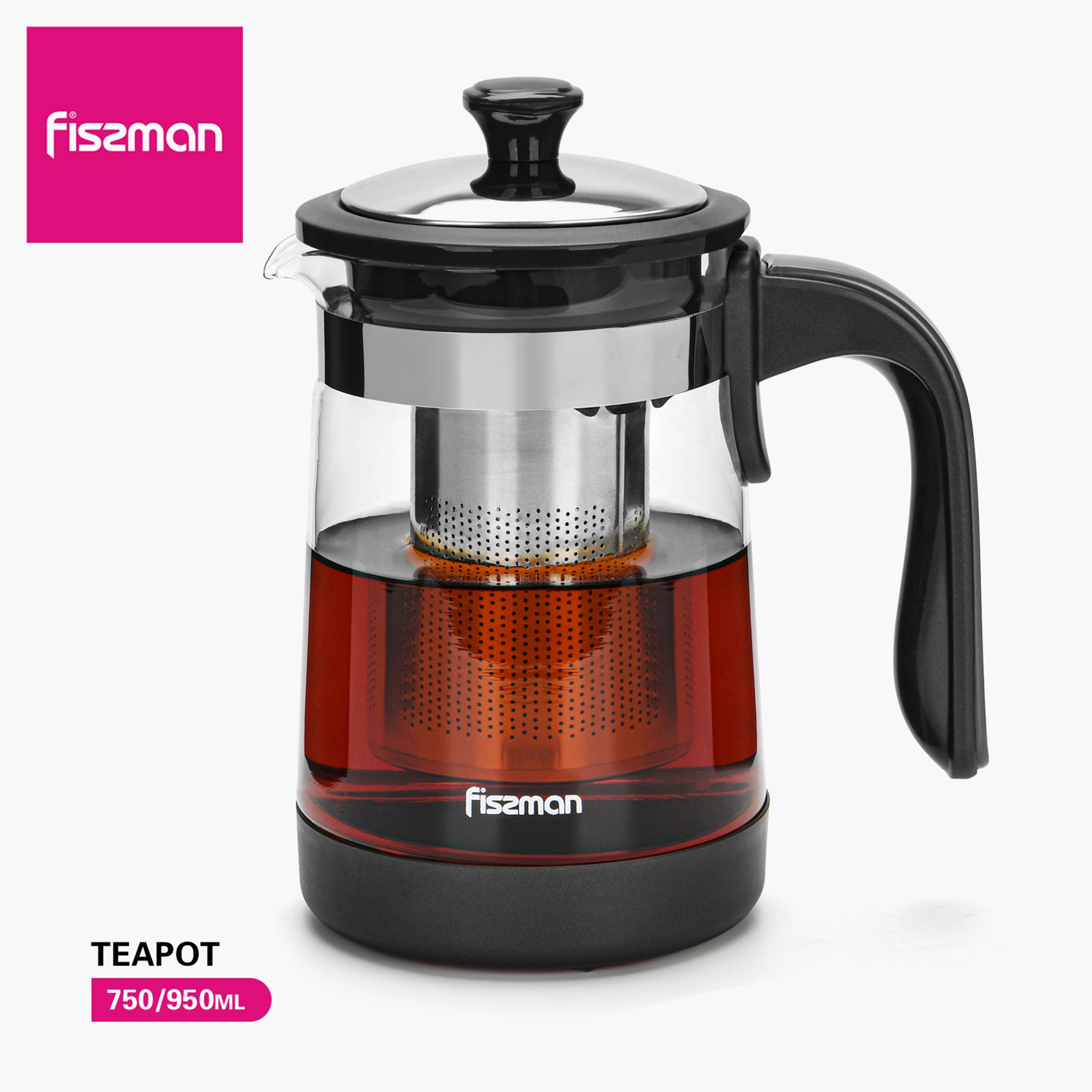 Fissman Glass Tea Pot with Filter - 750 ml-hbxhomeware-hbxkitchen-image-4