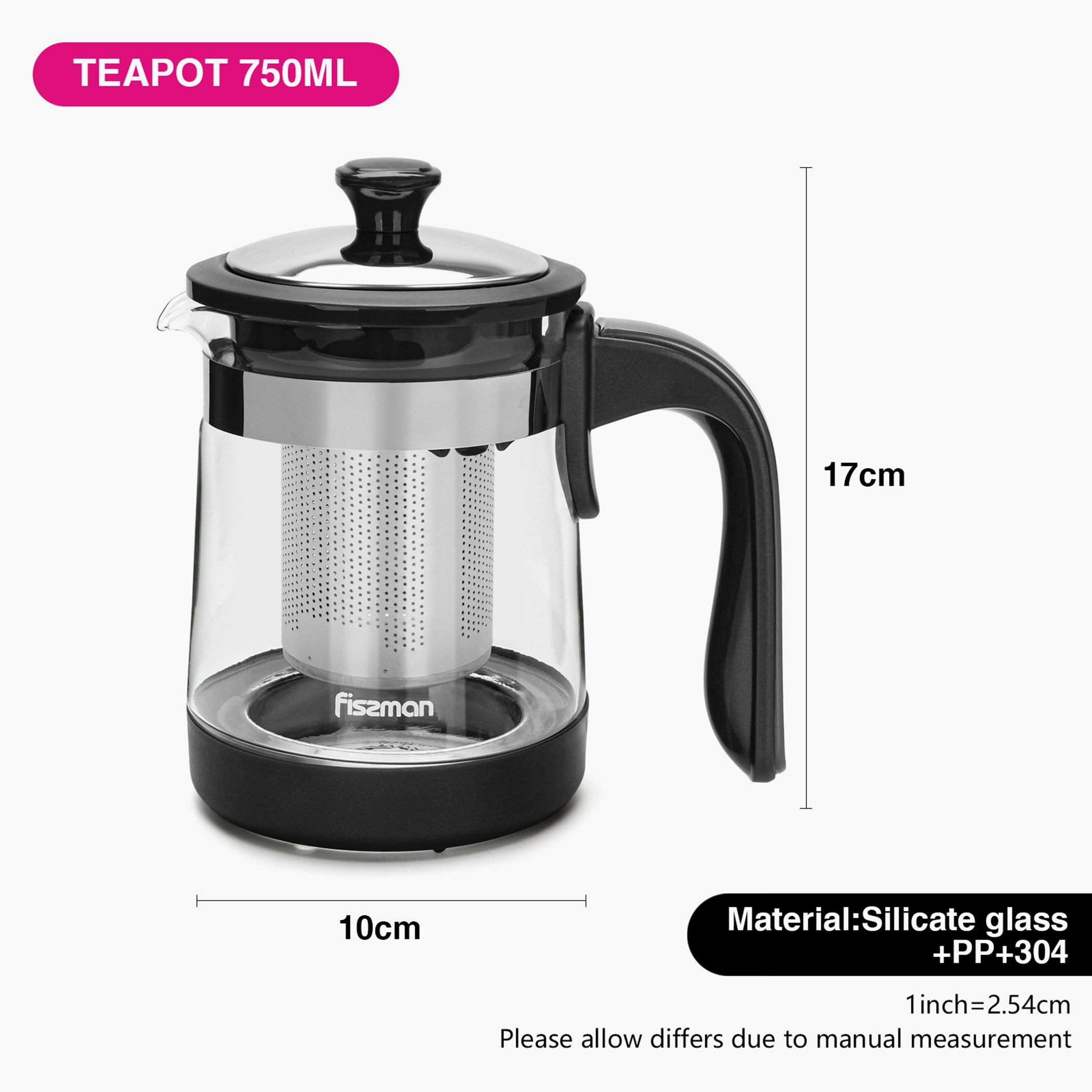 Fissman Glass Tea Pot with Filter - 750 ml-hbxhomeware-hbxkitchen-image-6