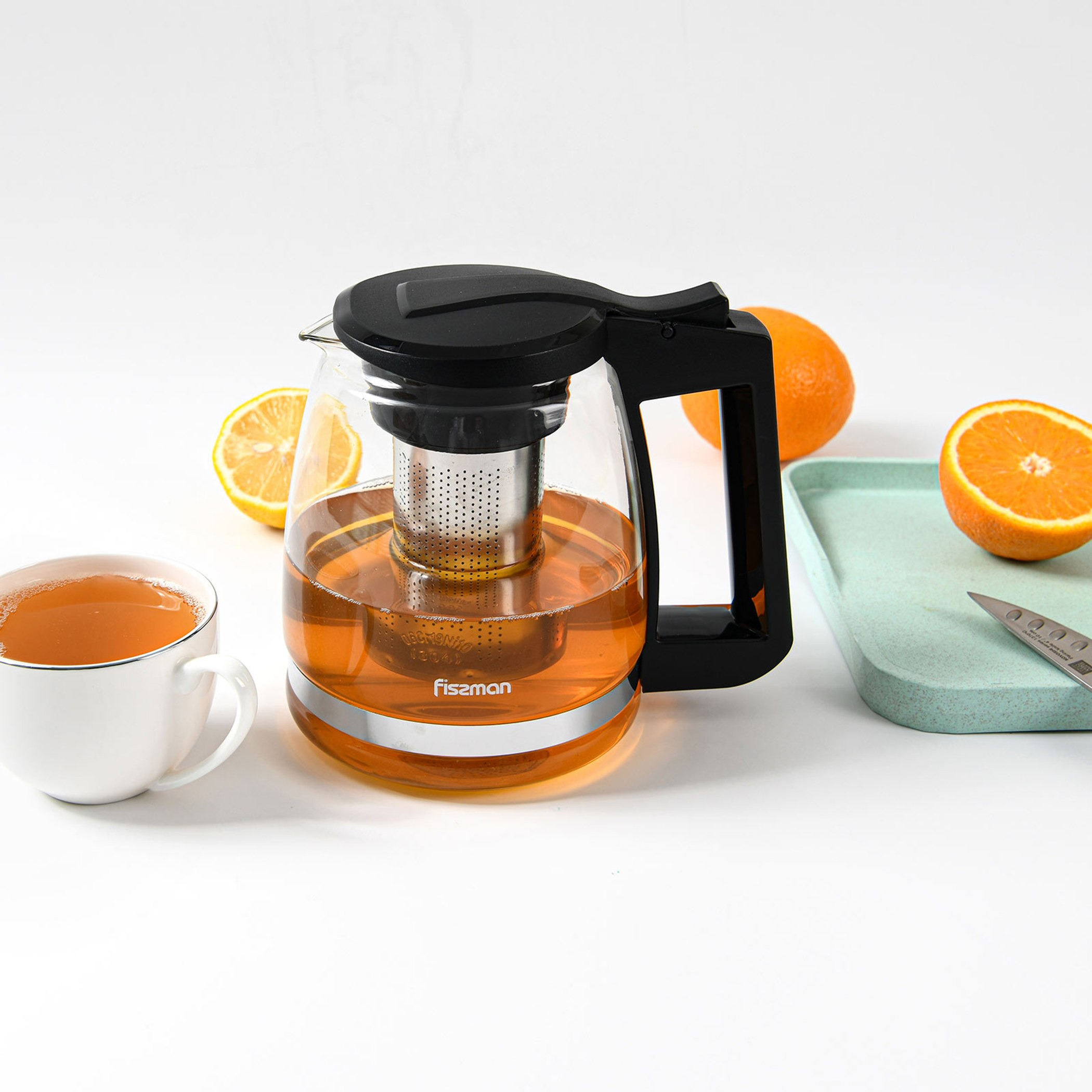 إبريق شاي زجاج بمصفاة من فيسمان - 1.6 لتر-hbxhomeware-hbxkitchen-image-1
