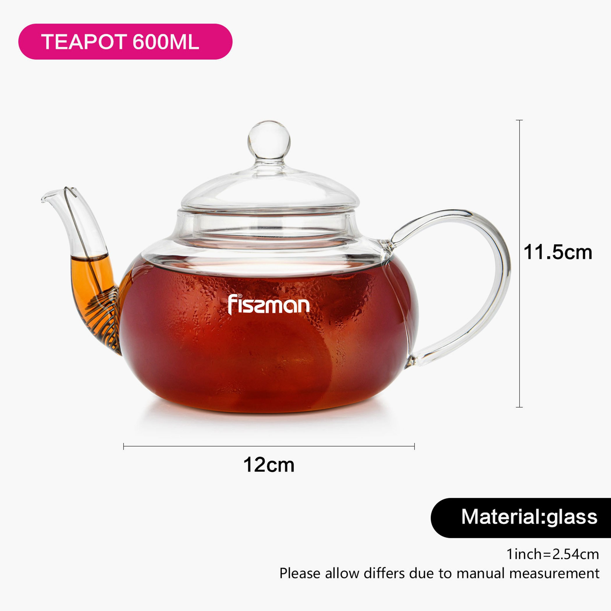 إبريق شاي زجاج مع مصفاة من الصُلب من فيسمان - 600 مل-hbxhomeware-hbxkitchen-image-6