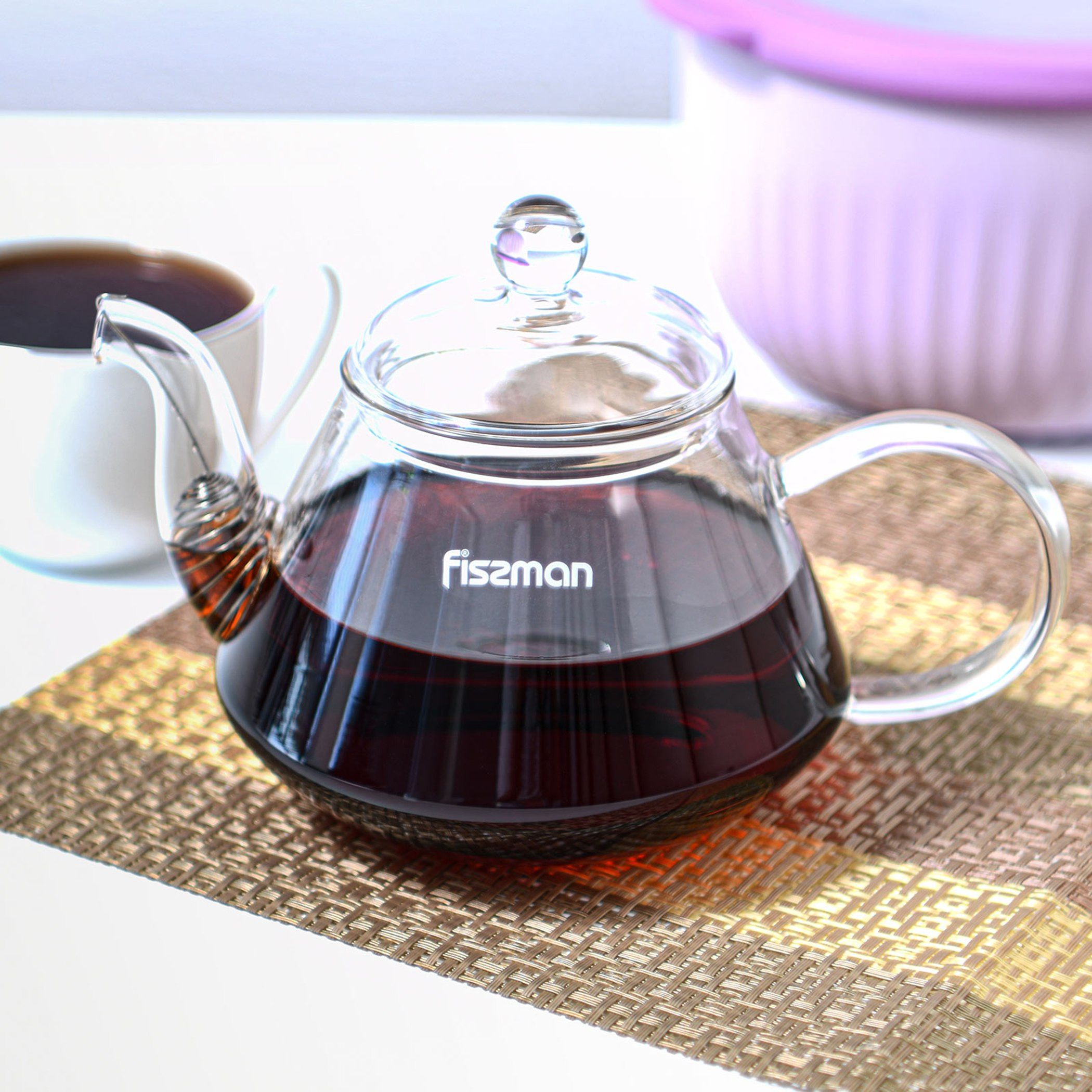 Fissman Glass Teapot with Removable Infuser - 1 L-hbxhomeware-hbxkitchen-image-1