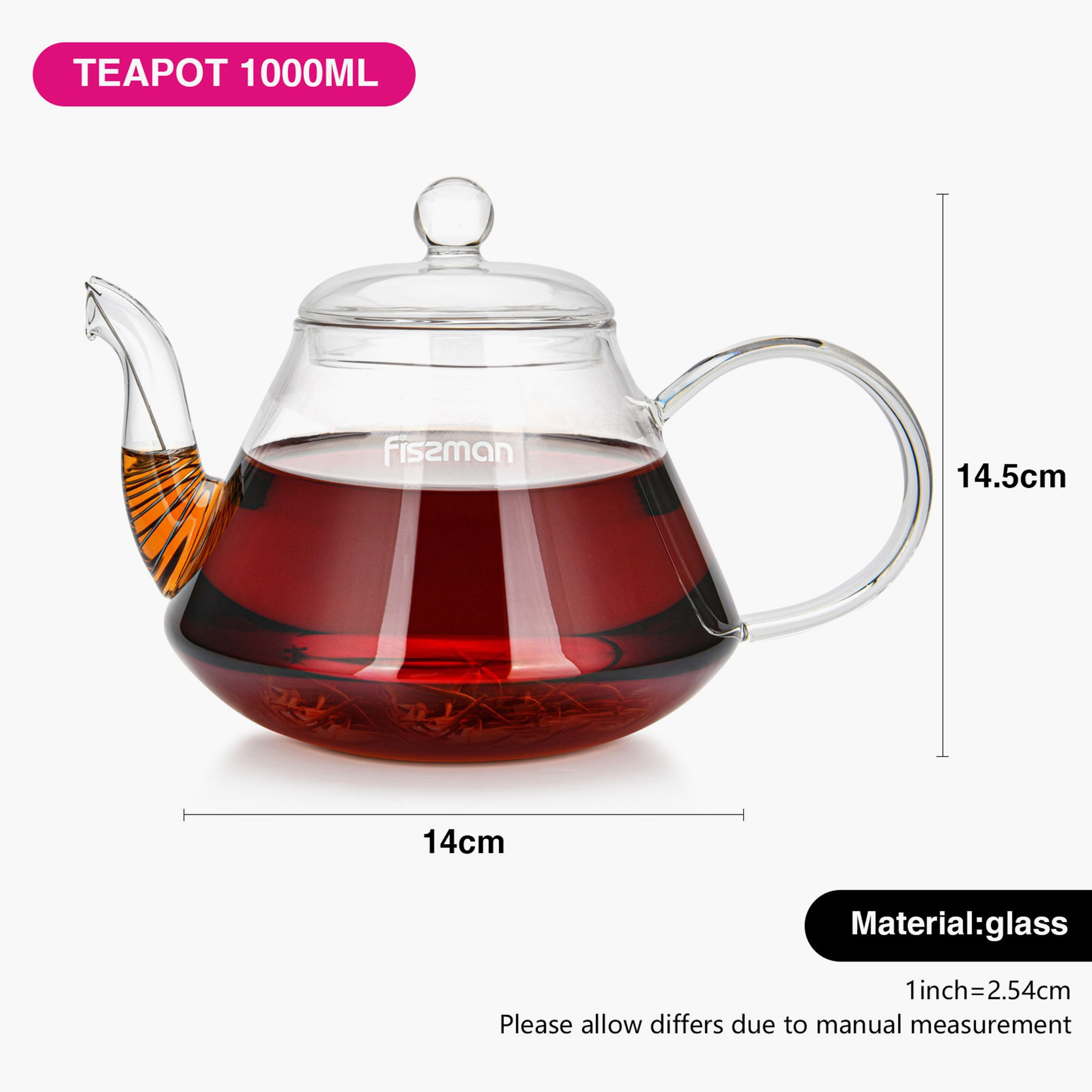 Fissman Glass Teapot with Removable Infuser - 1 L-hbxhomeware-hbxkitchen-image-6