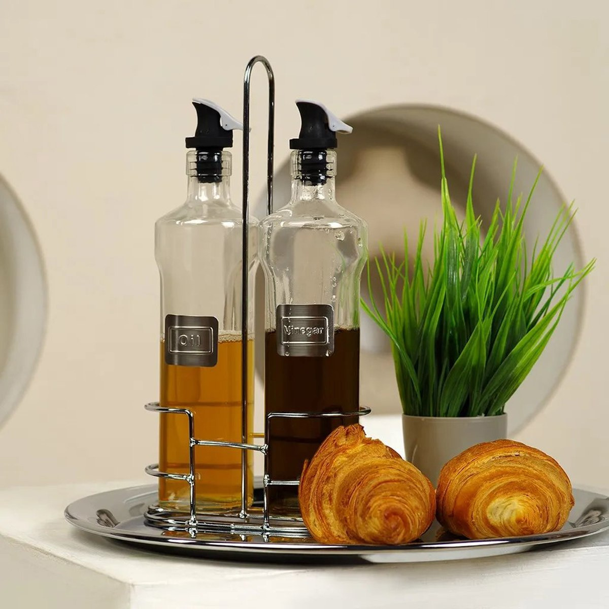 طقم قارورة خل وزيت قطعتين من فيسمان - 500 مل-hbxhomeware-hbxkitchen-image-1