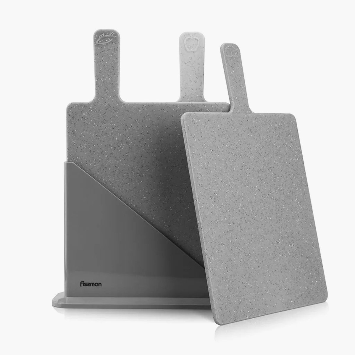 طقم لوح تقطيع رخام مع حامل 4 قطع من فيسمان-hbxkitchen-kitchenware-choppingboards-image-1