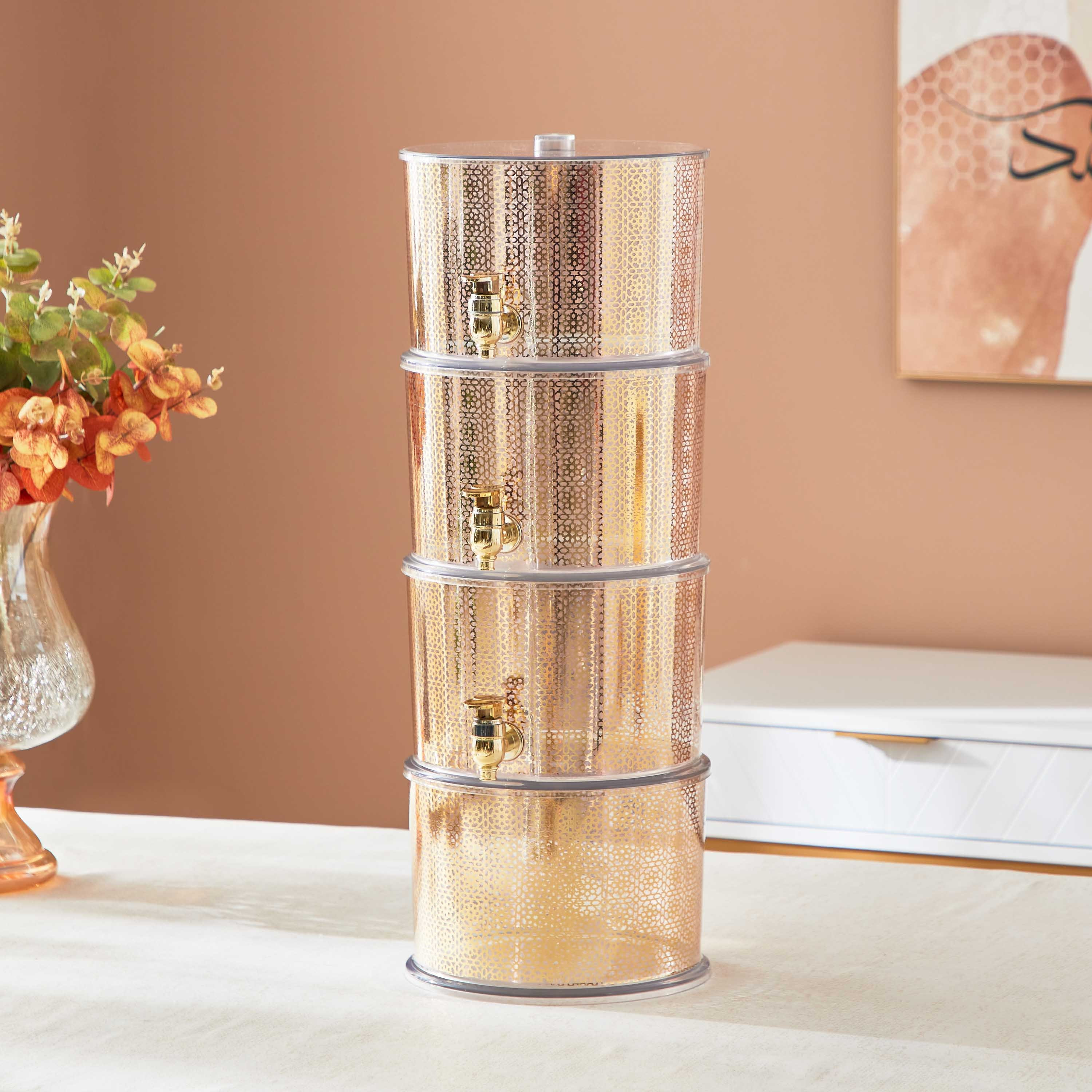 موزع مشروبات 3 طبقات بحامل من ماركازي - 15 لتر-hbxhomeware-hbxkitchen-image-1