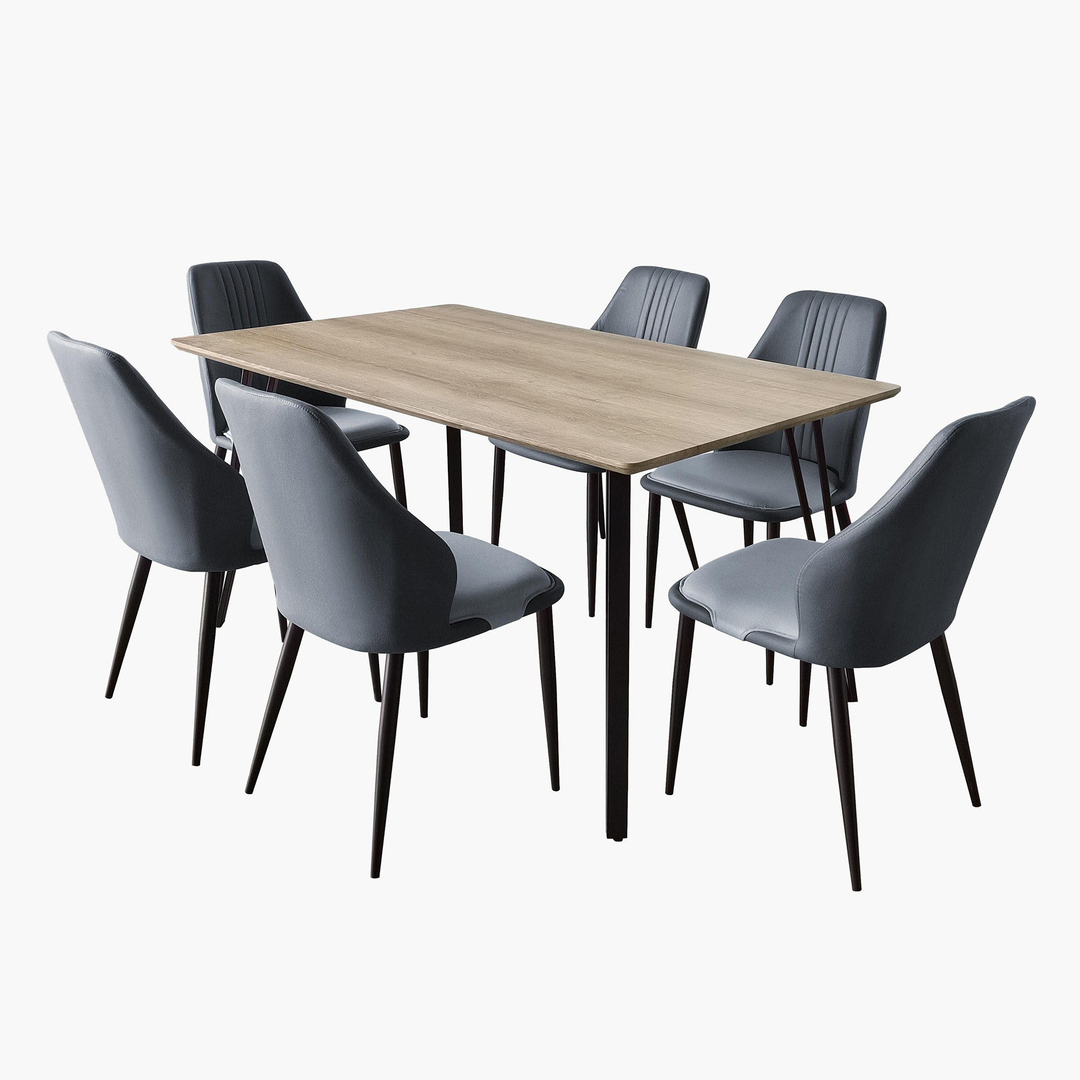 طقم سفرة 6 مقاعد - ماريا-hbxfurniture-diningtablesandsets-diningsets-sixseater-image-3