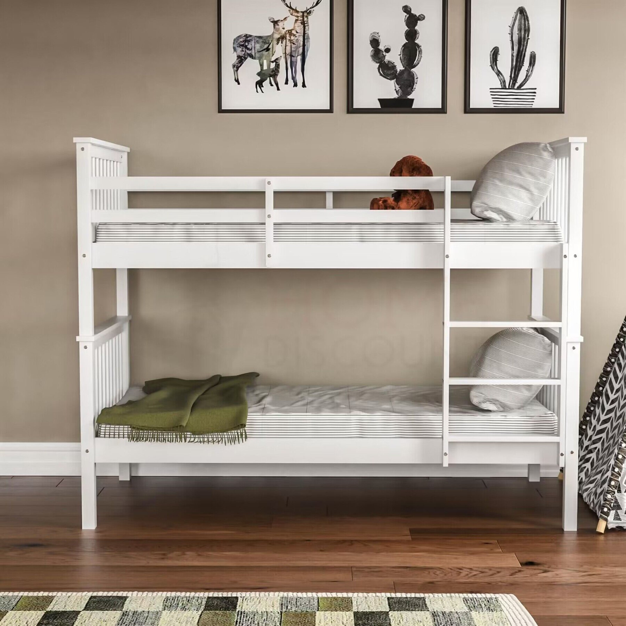 سرير فردي طابقين - هامبتون من موڤو - 90x200 سم-hbxkidsandyouth-bedsandbedsets-bunkbeds-single-image-2